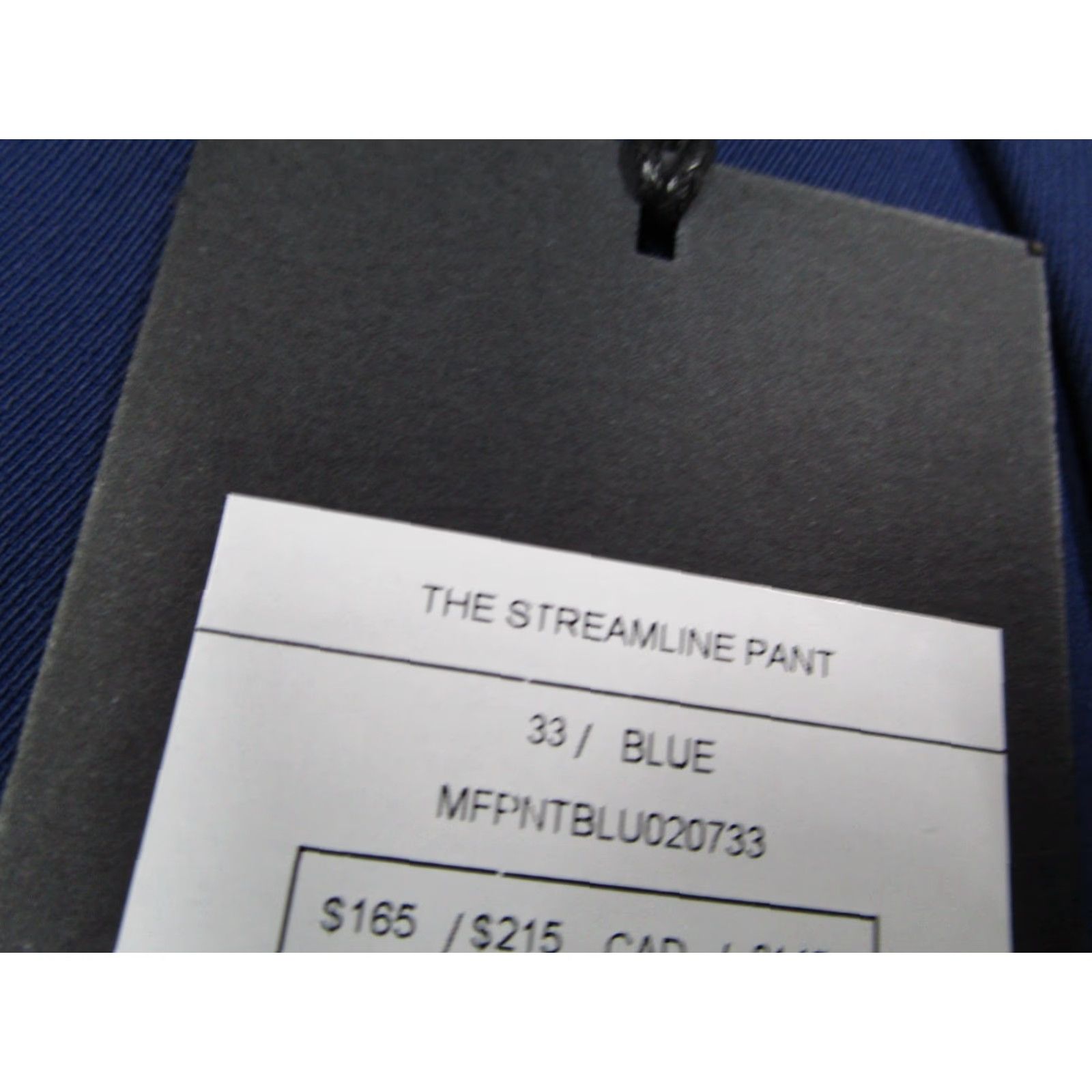 Vintage AWAY Chino Pants Men's 34 Blue Slim Fit Travel Work 34x31 Size US 34 / EU 50 - 4 Thumbnail