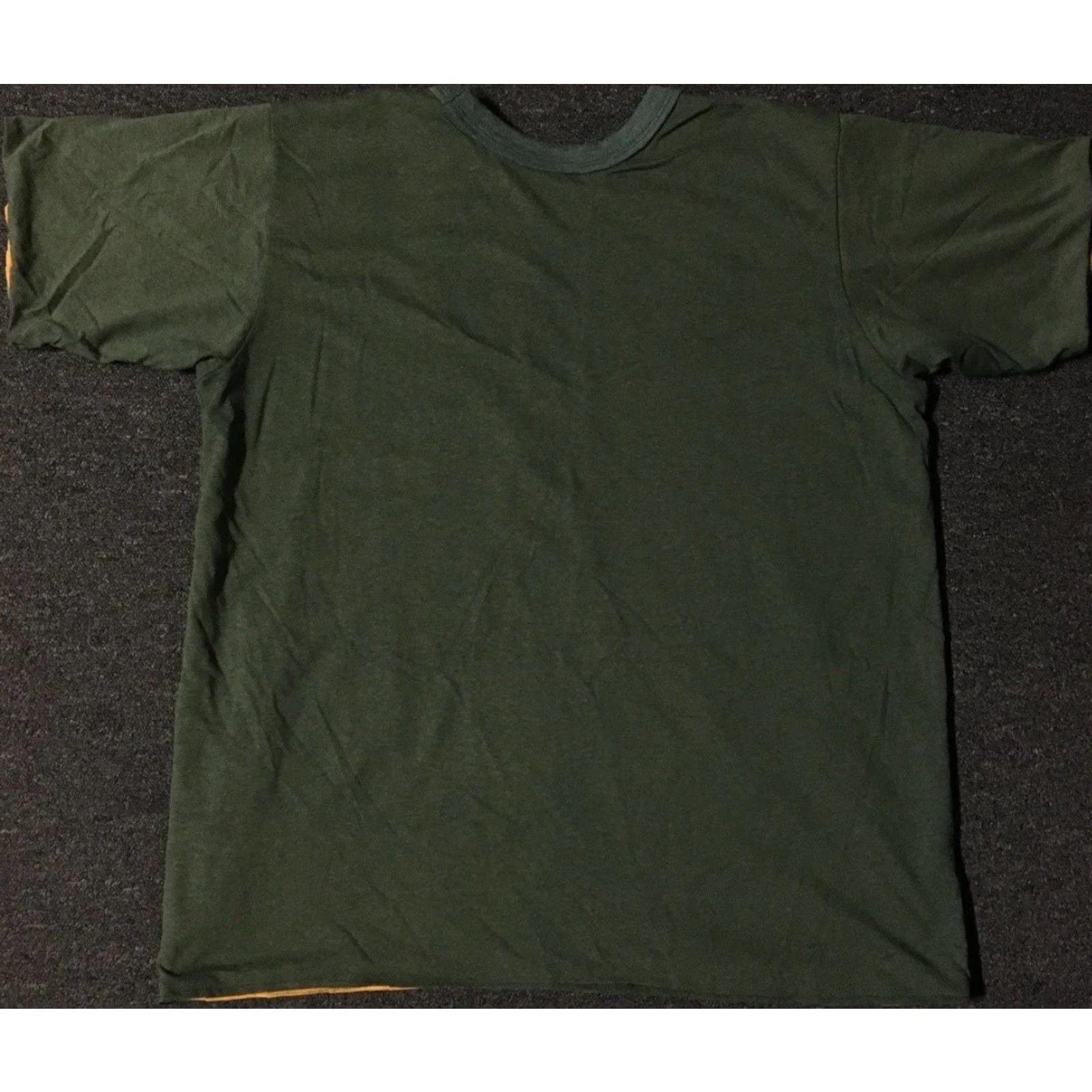 Vintage Vtg 70s 80s Christ Lutheran School Physical Education Shirt L XL USA Track & Field Baseball Basketball Football Gym Reversible Mens Green/Yellow Shirt Size US L / EU 52-54 / 3 - 3 Thumbnail