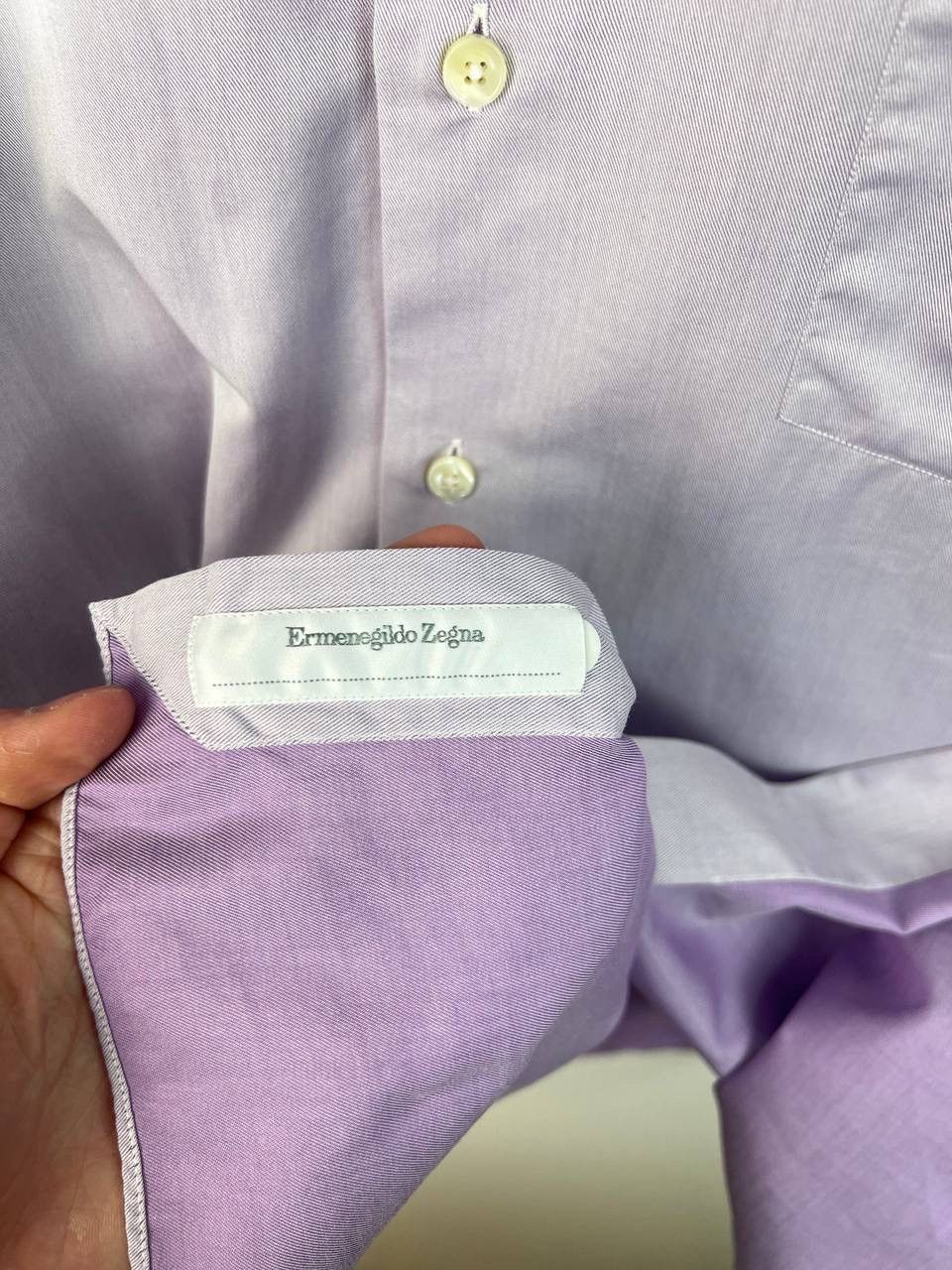Ermenegildo Zegna Ermenegildo Zegna luxury vintage shirts size XL Size US XL / EU 56 / 4 - 4 Thumbnail