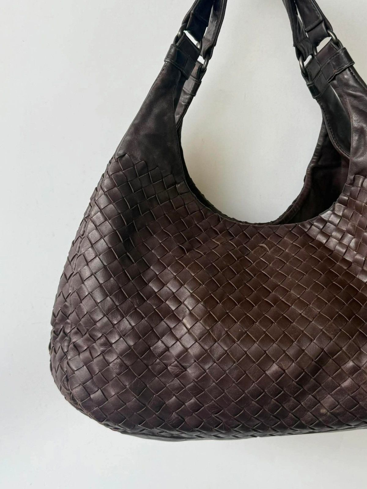 Bottega Veneta Bottega Veneta Ebano Woven Leather Campana Bag Size ONE SIZE - 5 Thumbnail