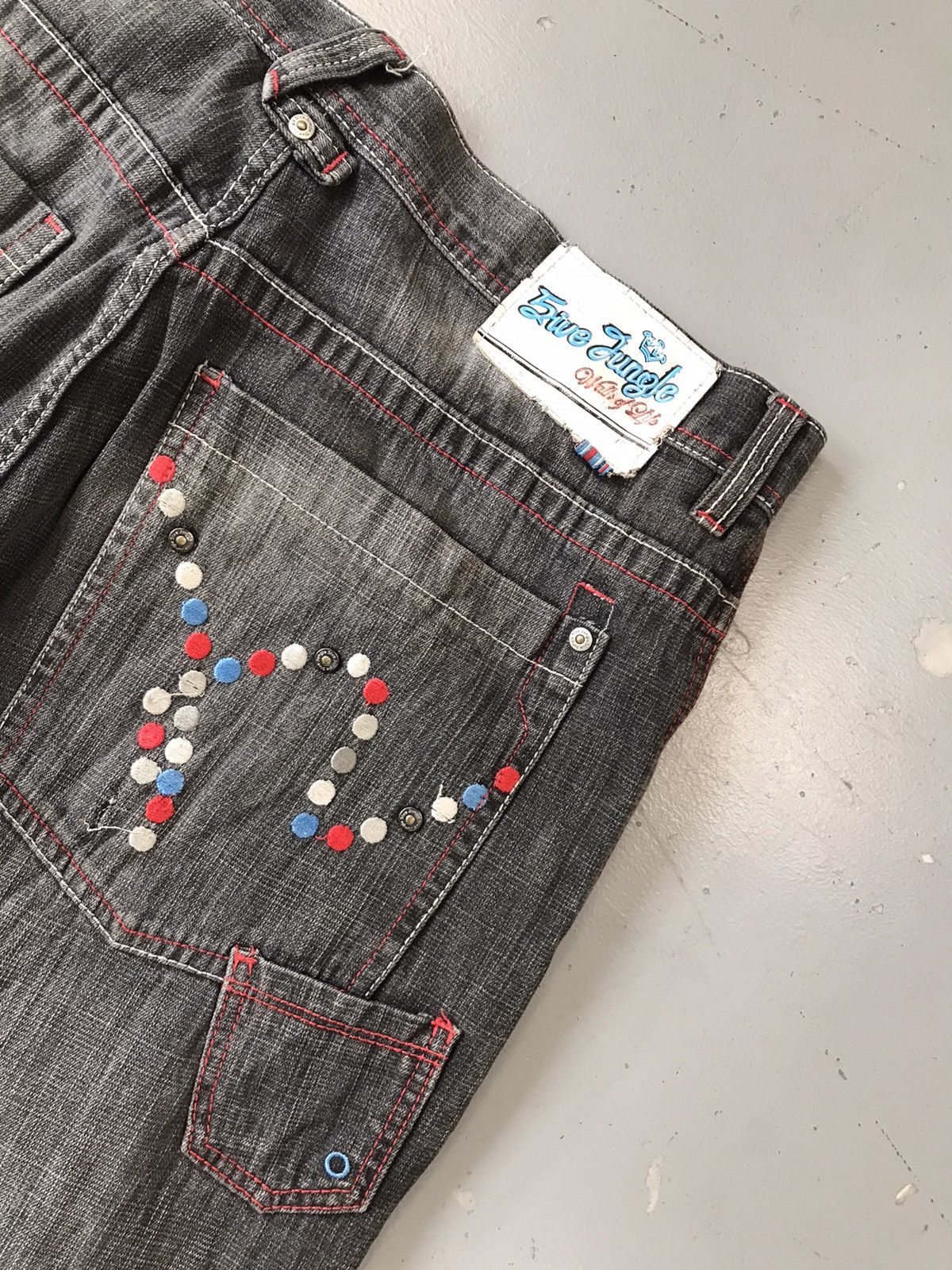 JNCO × Southpole × Vintage Vintage 5ive jungle & co. Y2K straight fit denim Size US 38 / EU 54 - 18 Thumbnail