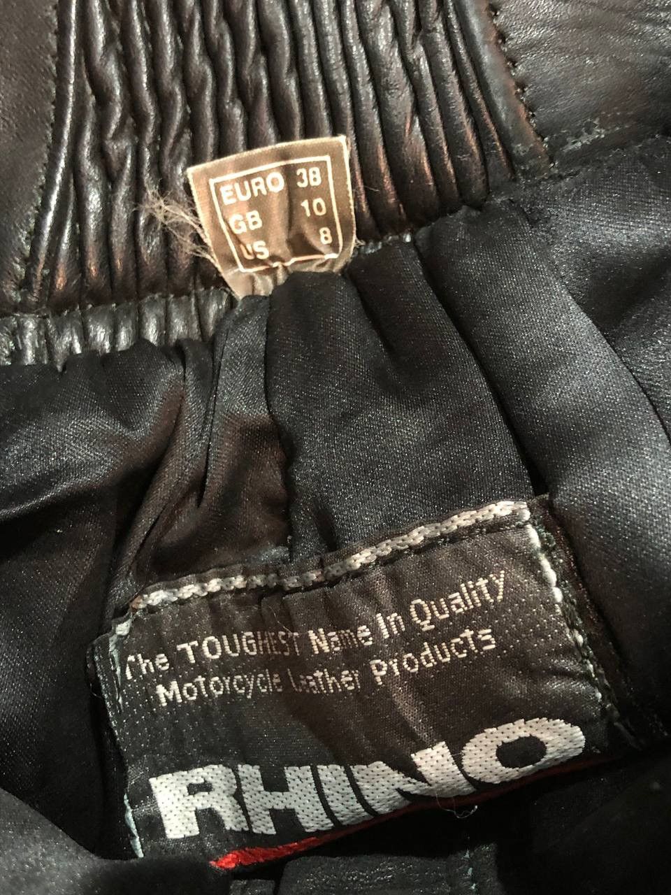 Leather Rhino Leather Moto Biker Pants Vintage Size US 27 - 7 Thumbnail