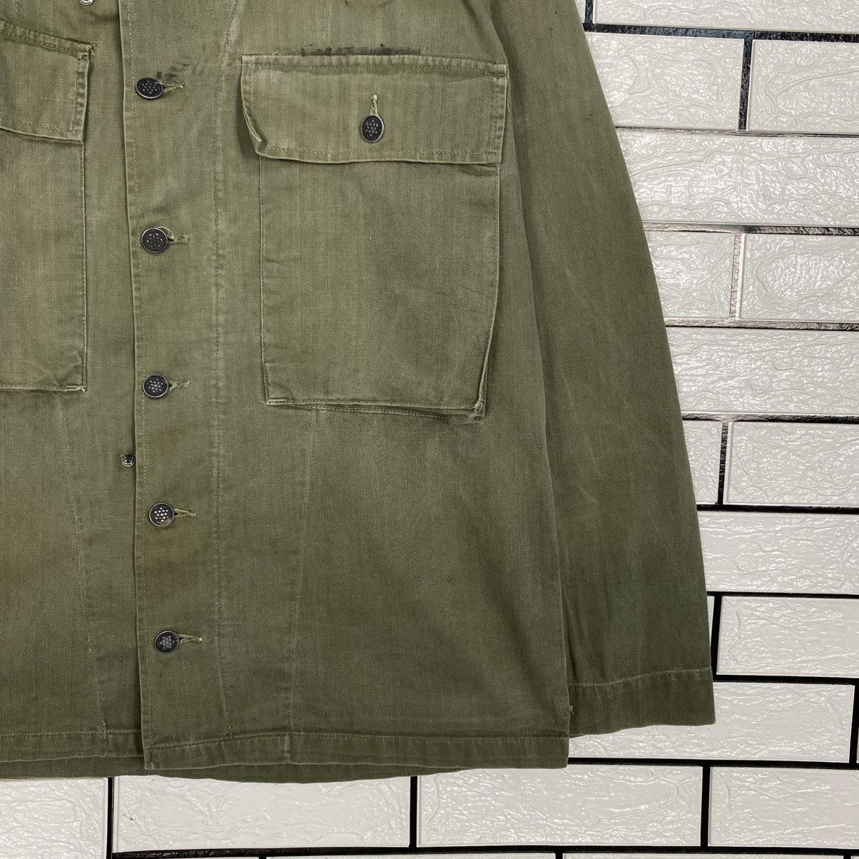 Vintage 🔥TRUE VINTAGE 40’s 13 STARS BUTTON HBT JACKET MILITARY USN Size US M / EU 48-50 / 2 - 5 Thumbnail