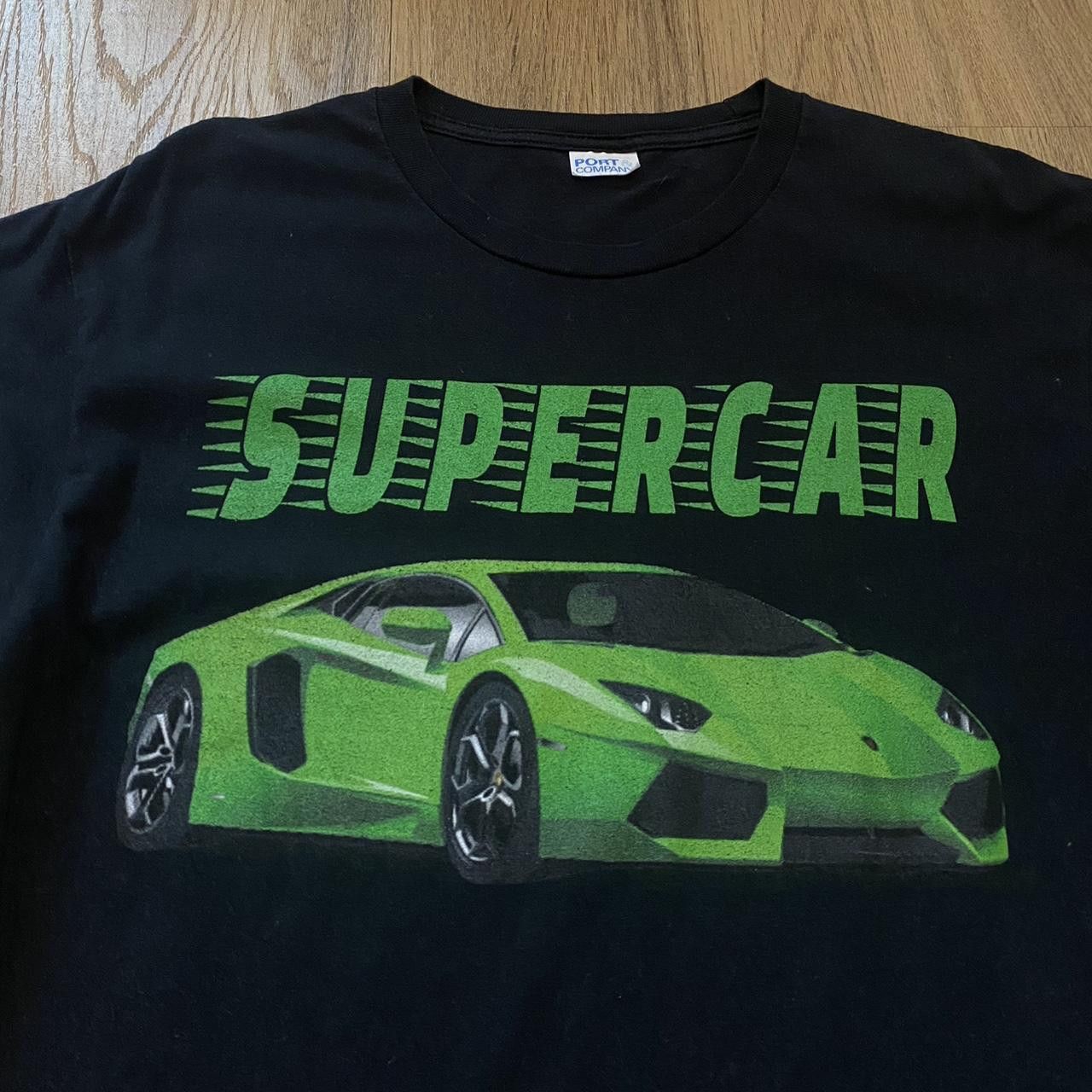 Lamborghini Black and green Lamborghini Supercar t-shirt Size US S / EU 44-46 / 1 - 2 Thumbnail