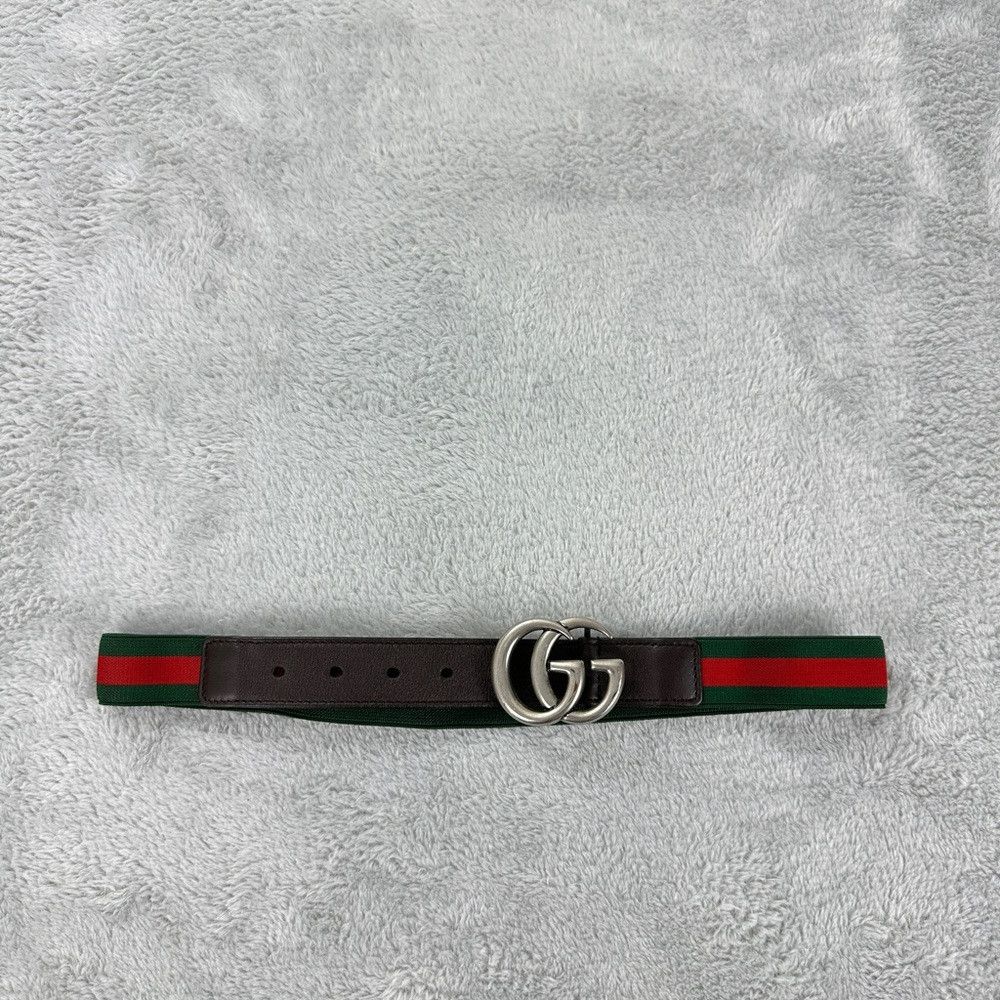 Gucci Gucci GG Elastic Web Stripe Belt Children's Size Medium 432 Size ONE SIZE - 5 Thumbnail