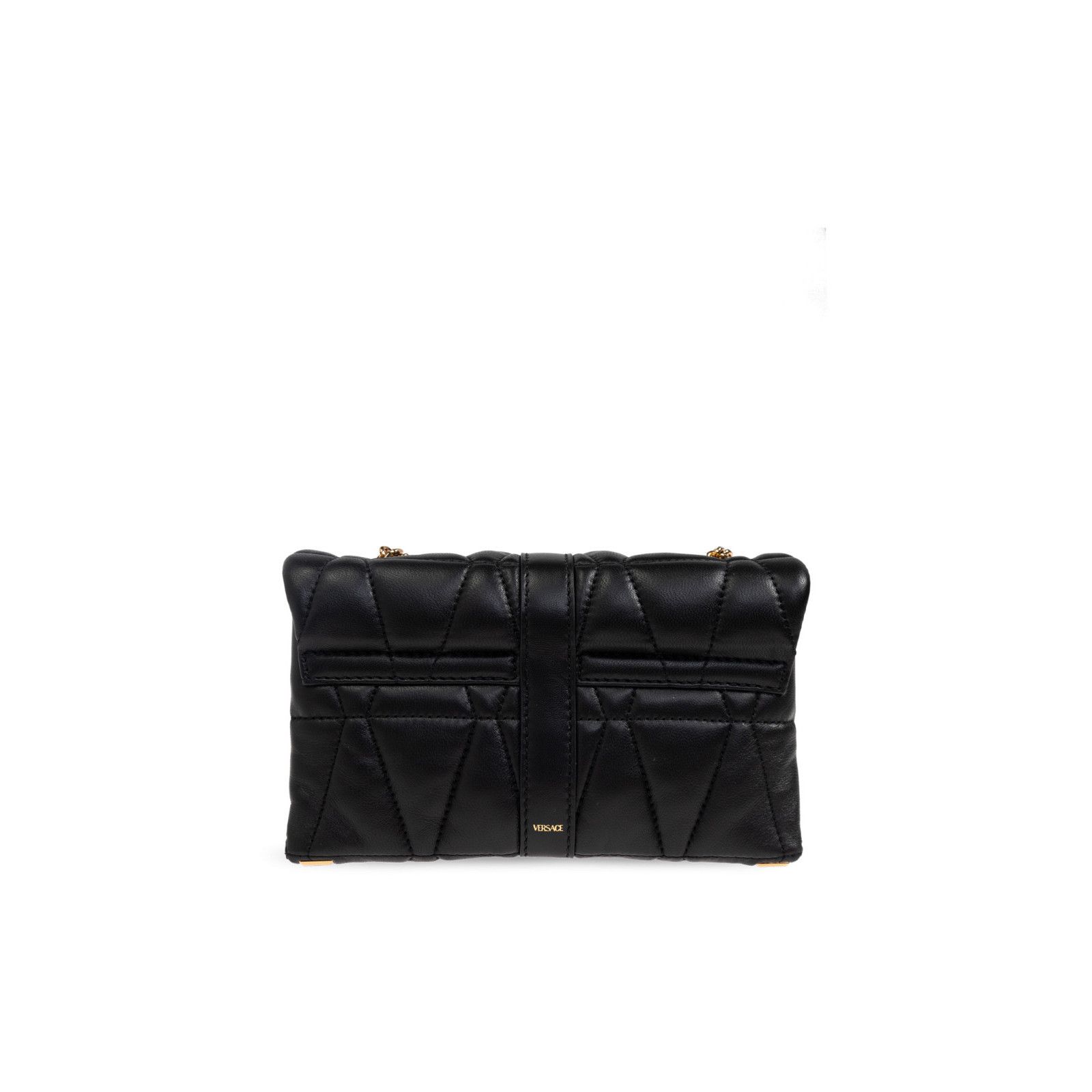 Versace VERSACE Kleio Mini Black Leather Shoulder Bag New & Authenti Size ONE SIZE - 2 Thumbnail
