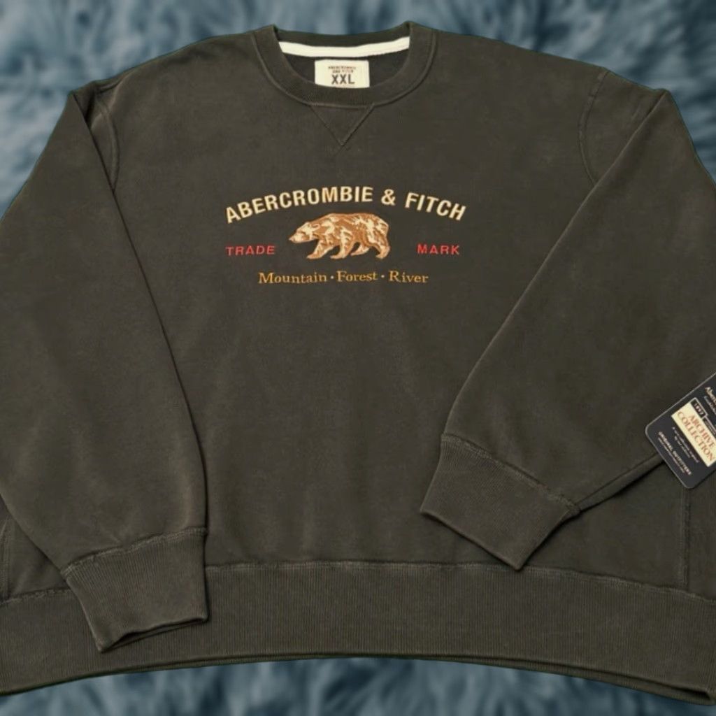 Abercrombie & Fitch Abercrombie & Fitch Vintage Archive Collection Crewneck Sweater Outdoors XXL NWT Size US XXL / EU 58 / 5 - 1 Thumbnail