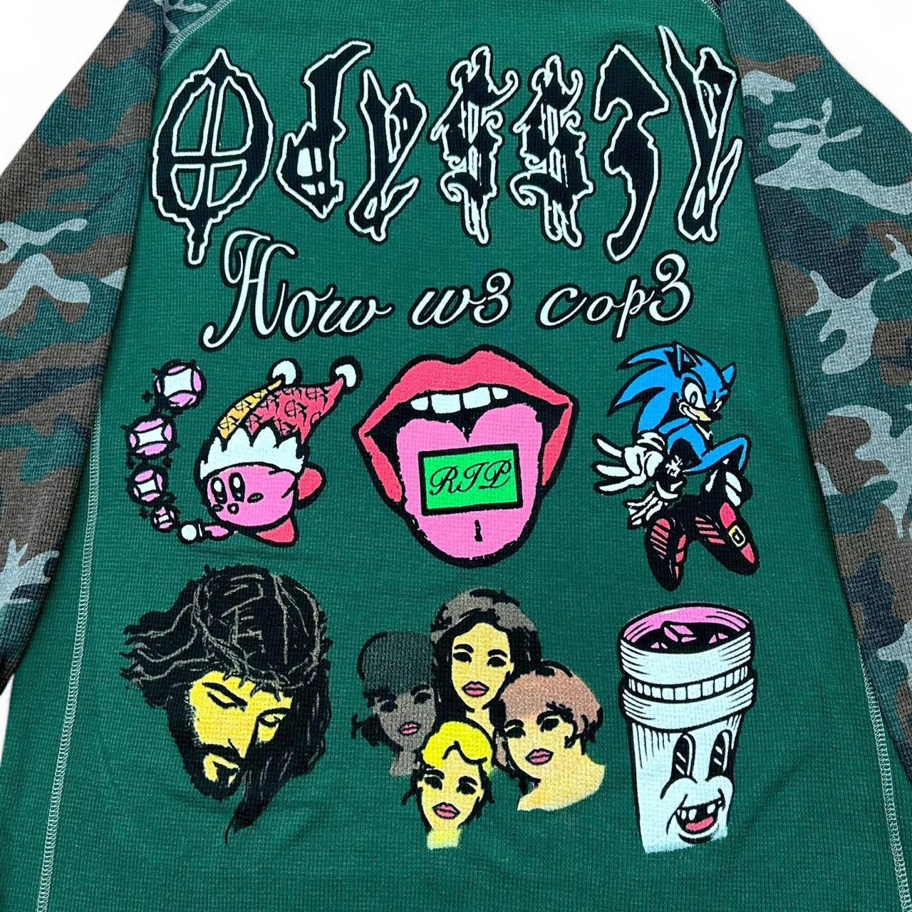 Other Odyss3y 1 of 1 “HOW W3 COP3” vintage thermal tee Size US XL / EU 56 / 4 - 2 Thumbnail