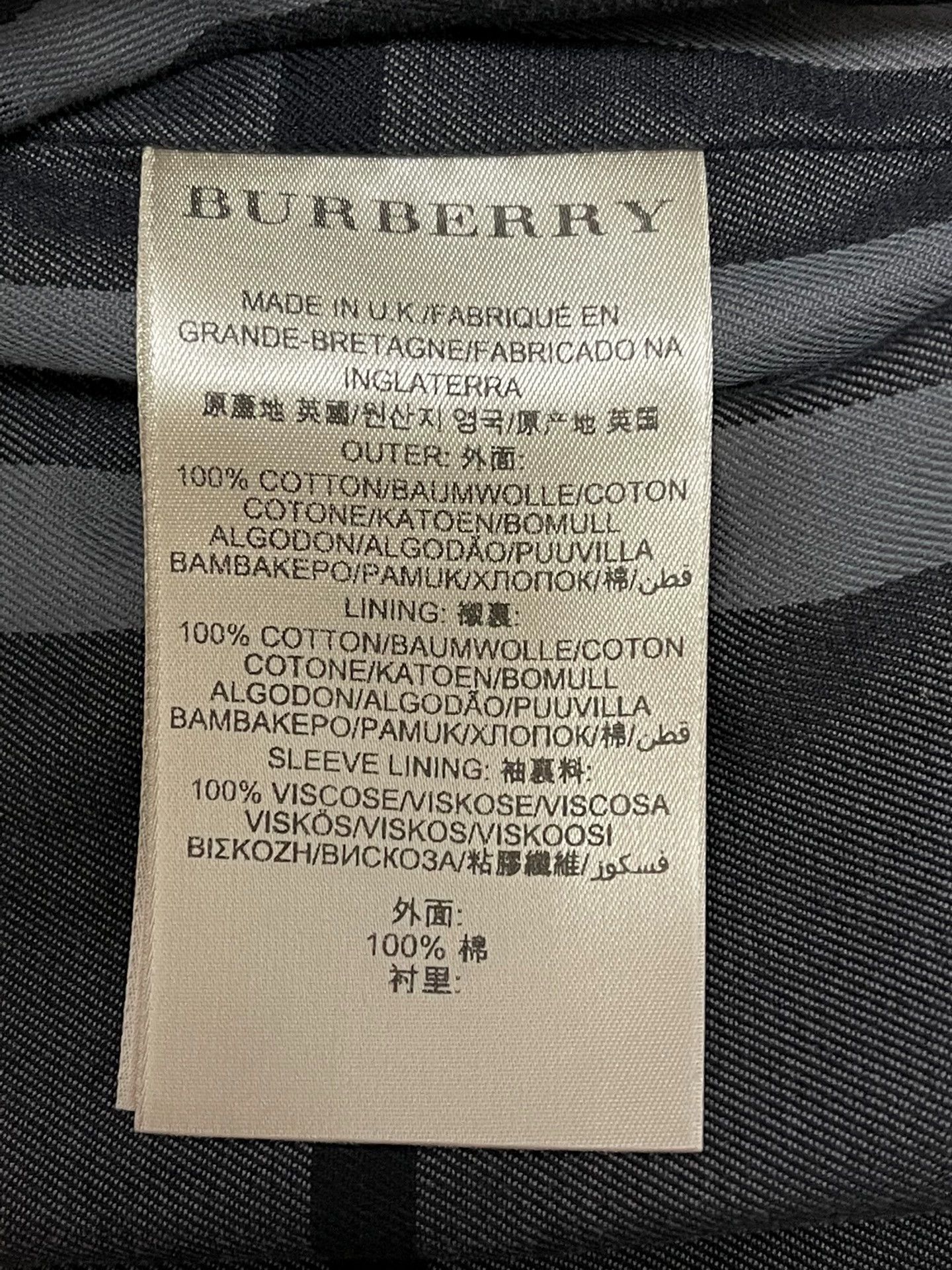 Burberry Burberry Beige Basic Cotton Trench Coat Men's 48 Size US M / EU 48-50 / 2 - 7 Thumbnail