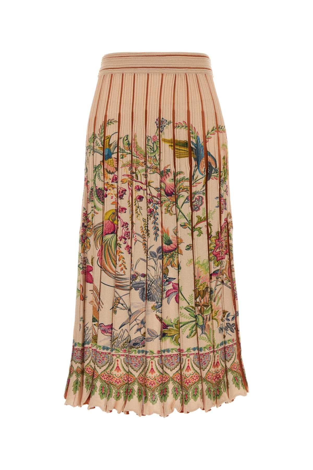 Etro Printed Polyester Blend Skirt Size 27" / US 4 / IT 40 - 1 Thumbnail