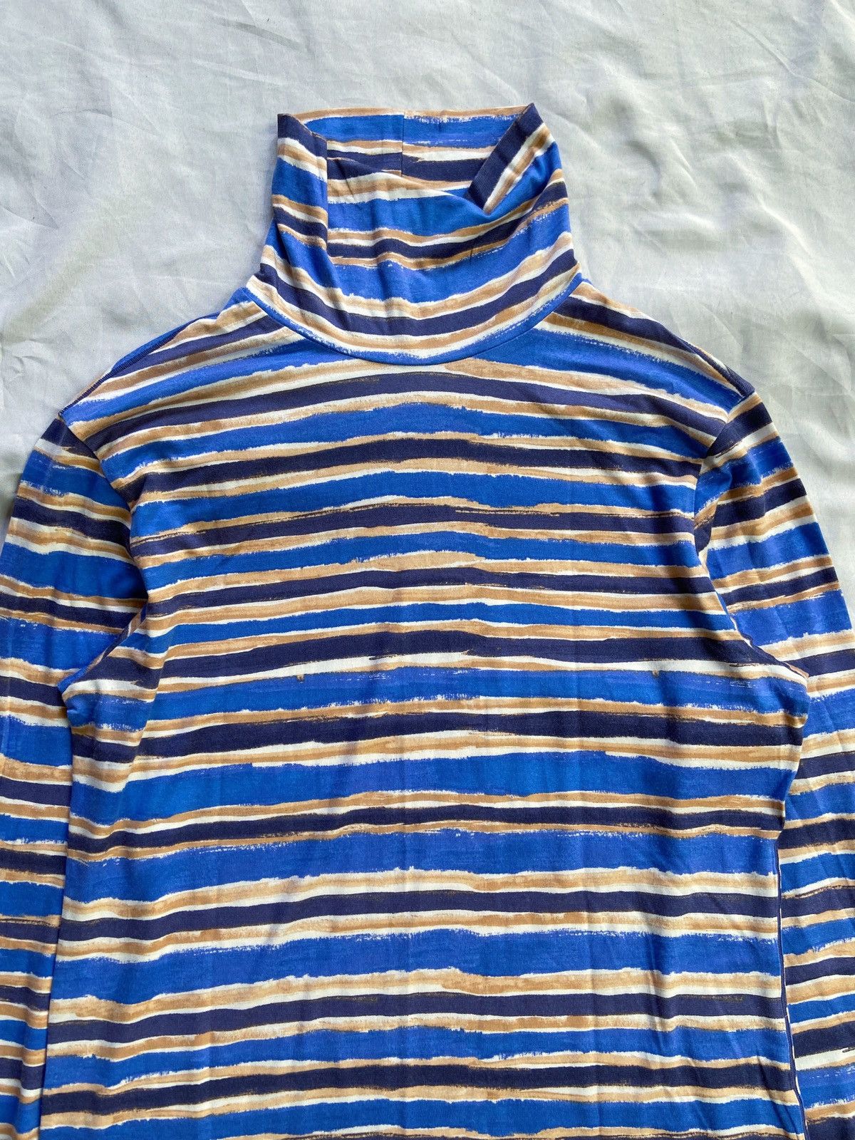 Marni × Uniqlo MARNI x UNIQLO STRIPED TURTLE NECK LONG SLEEVE Size US S / EU 44-46 / 1 - 4 Thumbnail