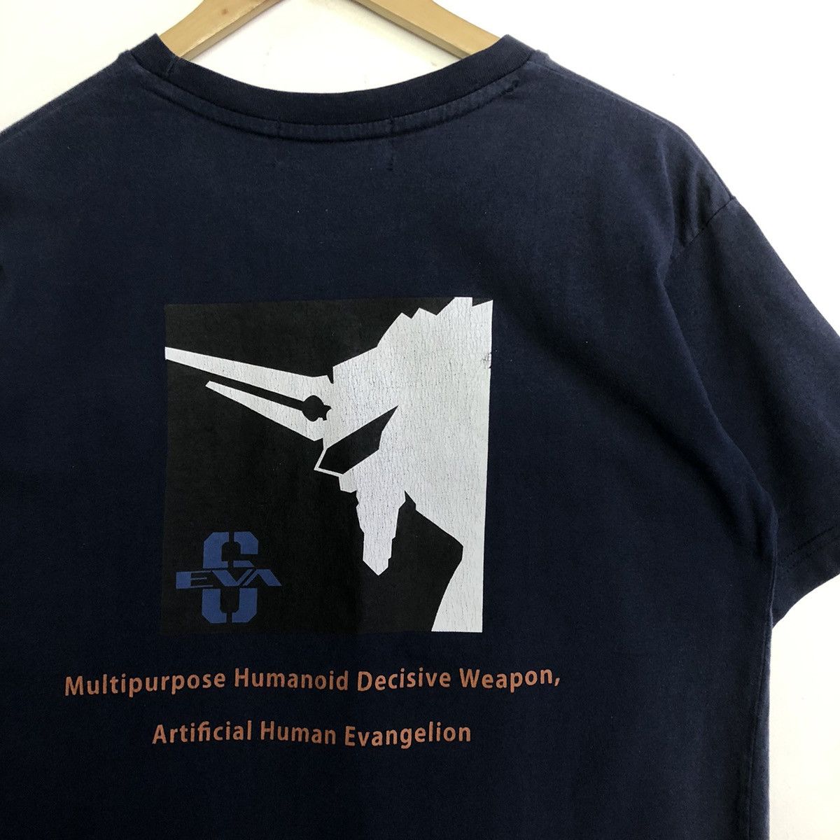 Anime Evangelion Faded Disstress Anime Japan Tshirt Size US M / EU 48-50 / 2 - 3 Thumbnail