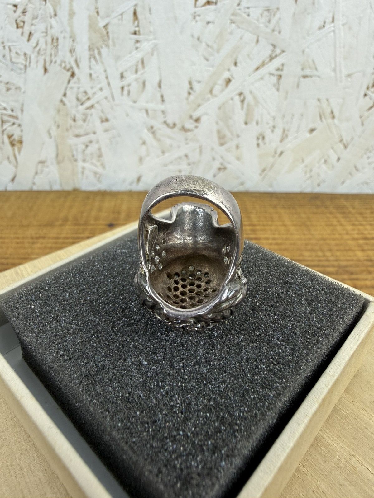 Vivienne Westwood Vintage Vivienne Westwood Skull Wreath 925 Silver Ring XS Size ONE SIZE - 5 Thumbnail