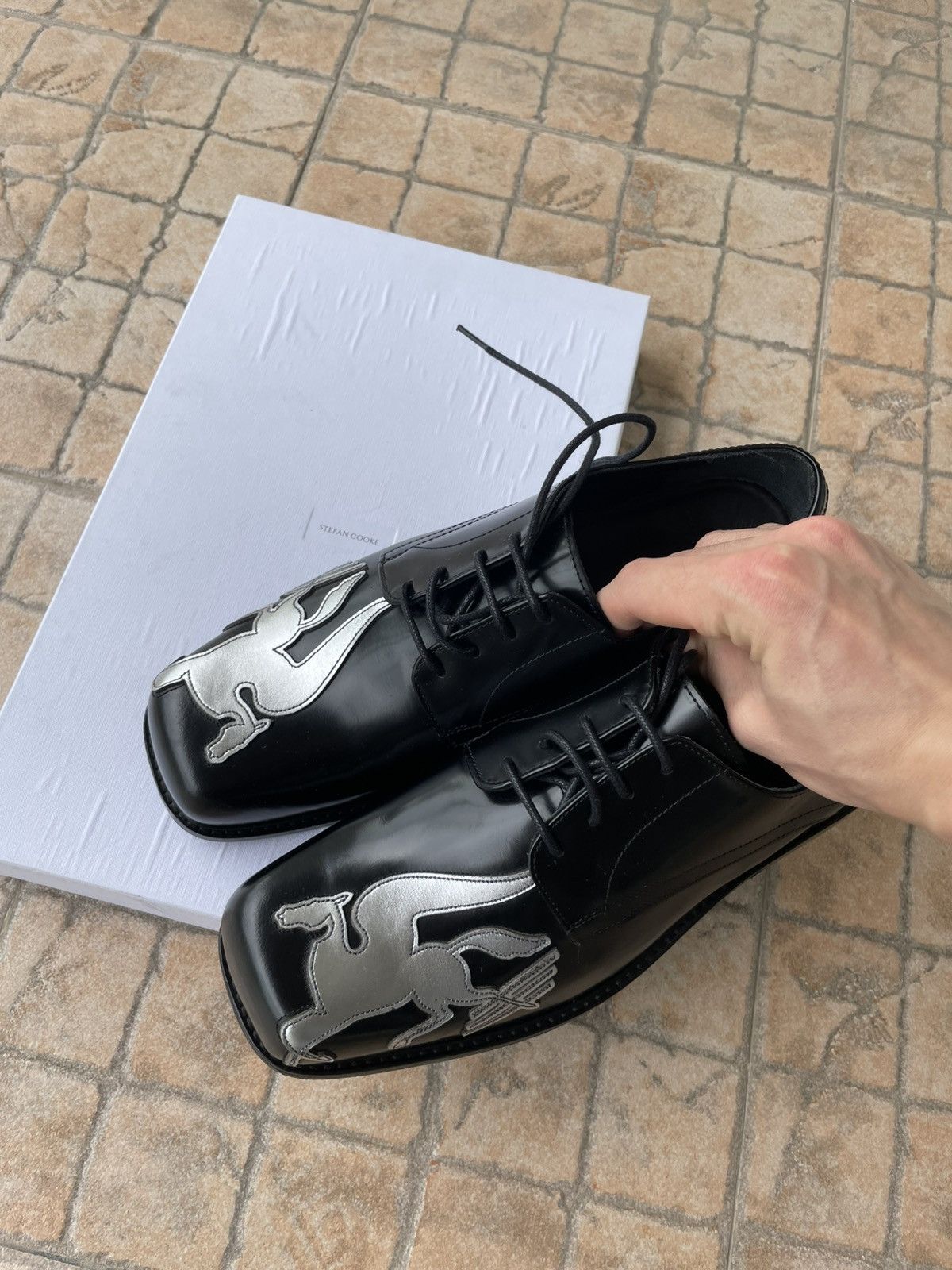 Stefan Cooke Stefan Cooke Pegasus Leather Shoe Size US 8 / EU 41 - 5 Thumbnail