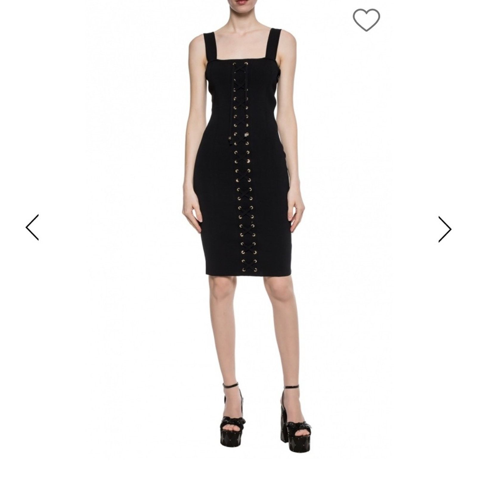 Michael Kors Michael Kors mini ribbed gold accent lace up front black Size XXS / US 00 / IT 34 - 11 Thumbnail