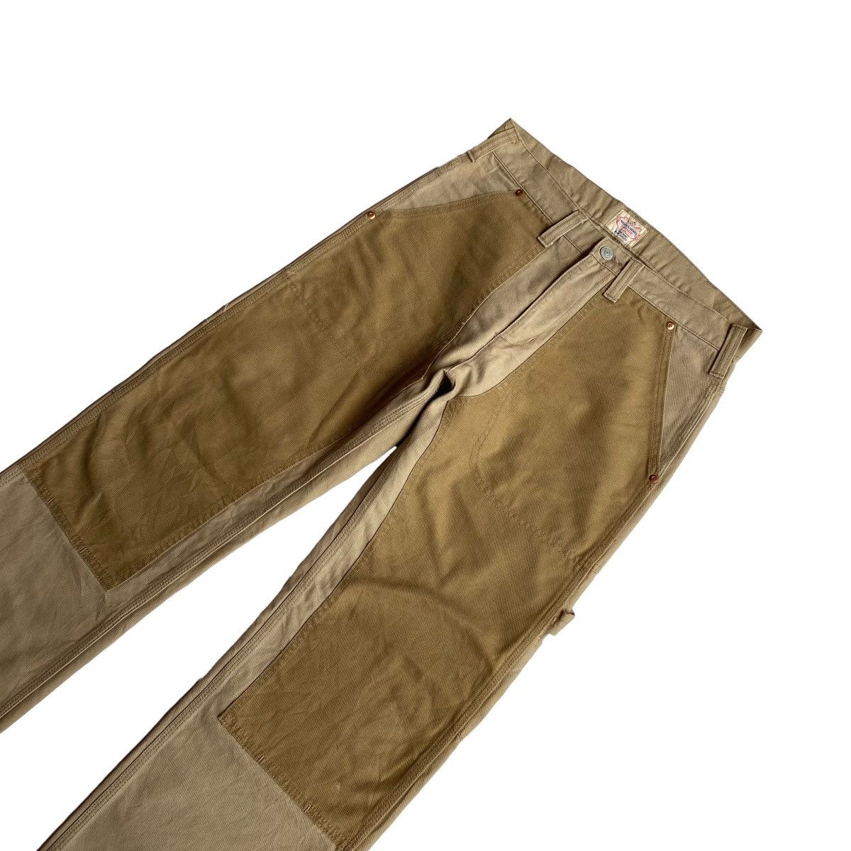 Freewheelers Kojima Genes Over Alls Double Knee Work Pants Size US 32 / EU 48 - 6 Thumbnail