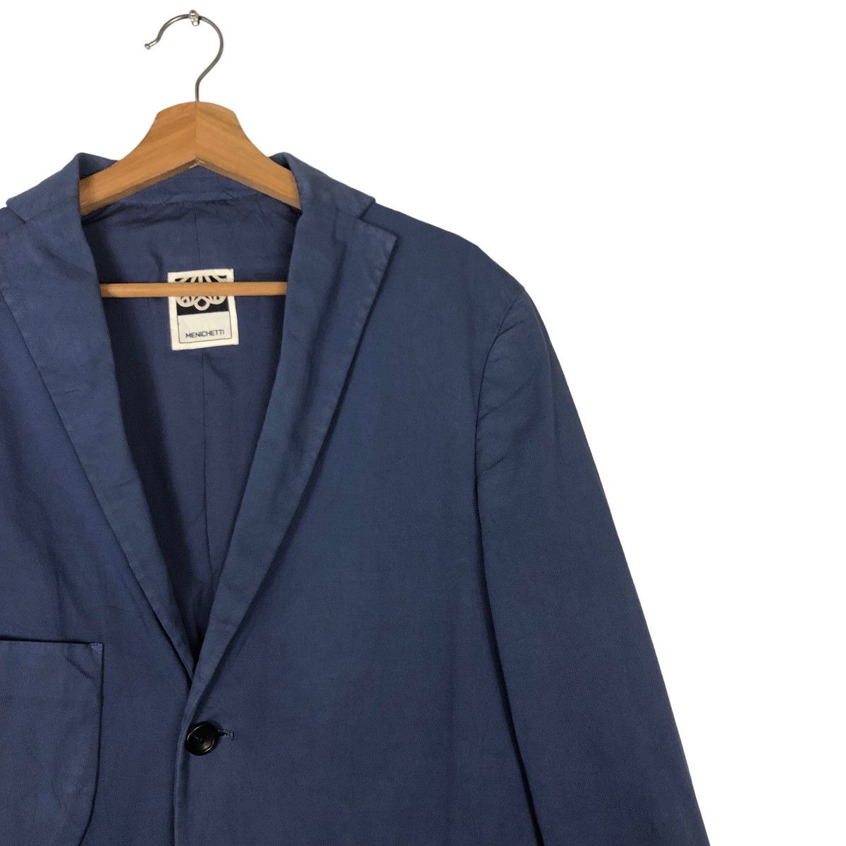 Japanese Brand 🔥Vtg Chore Jacket Double Breast Coats Menichetti Italy Size US M / EU 48-50 / 2 - 6 Thumbnail