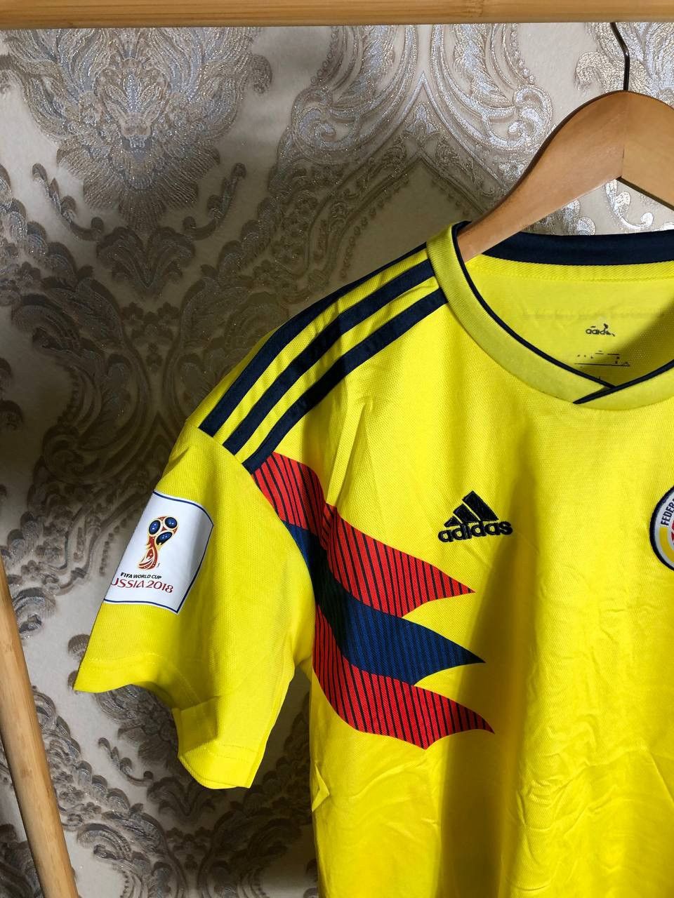Vintage VERY RARE ADIDAS COLOMBIA SOCCER JERSEY RETRO BLOKE Y2K 90s Size US L / EU 52-54 / 3 - 3 Thumbnail