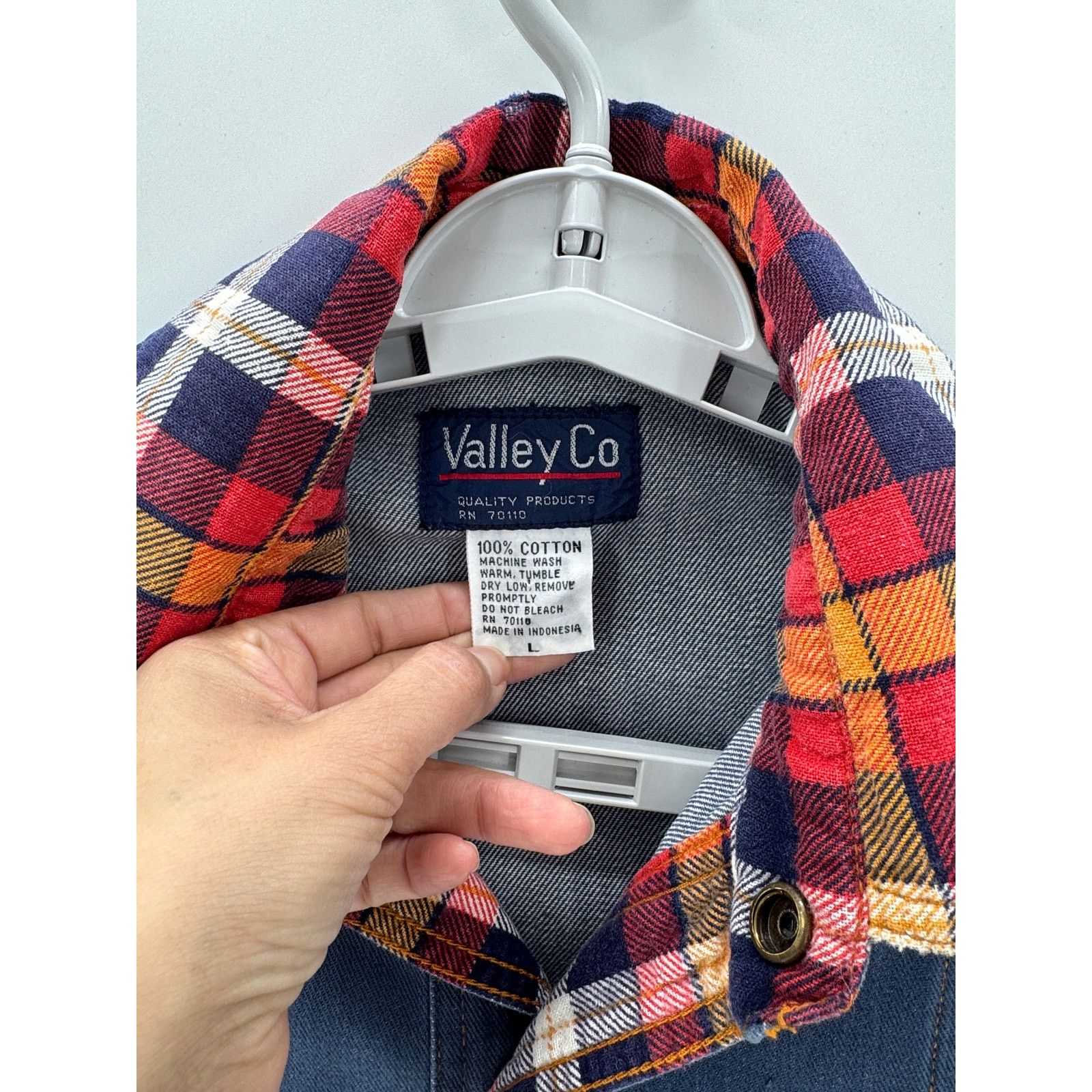 Other Vintage 80’s Valley Co Two Pocket Denim Button Up Jacket M Size M / US 6-8 / IT 42-44 - 6 Thumbnail