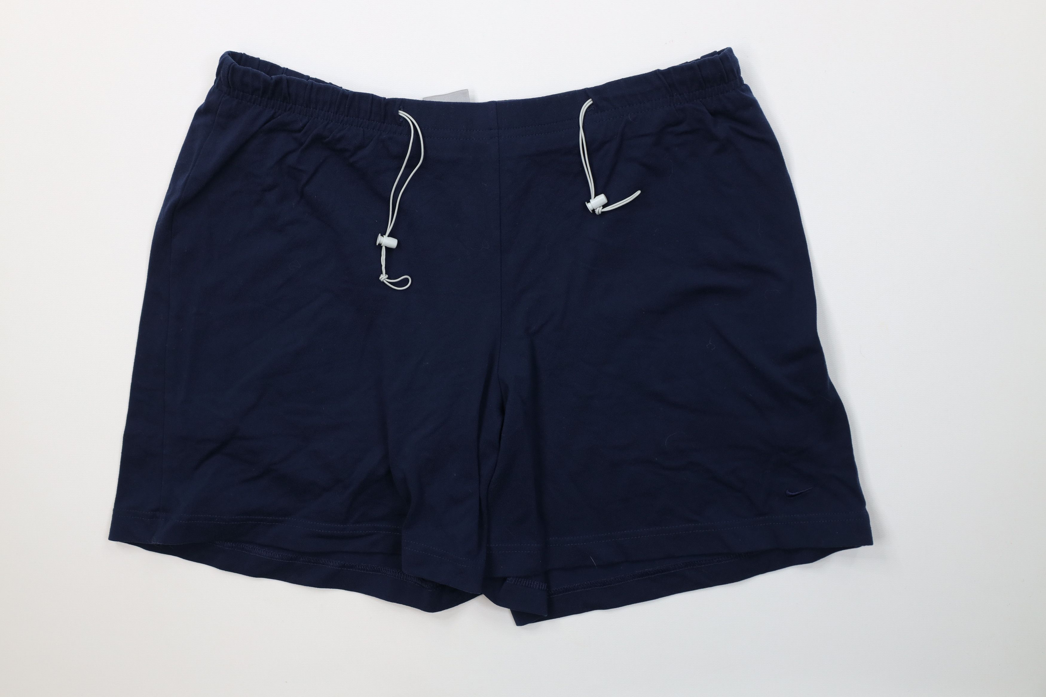 Nike Vintage 90s Nike Scott Mini Swoosh Lined Spandex Shorts Size 30" / US 8 / IT 44 - 1 Thumbnail