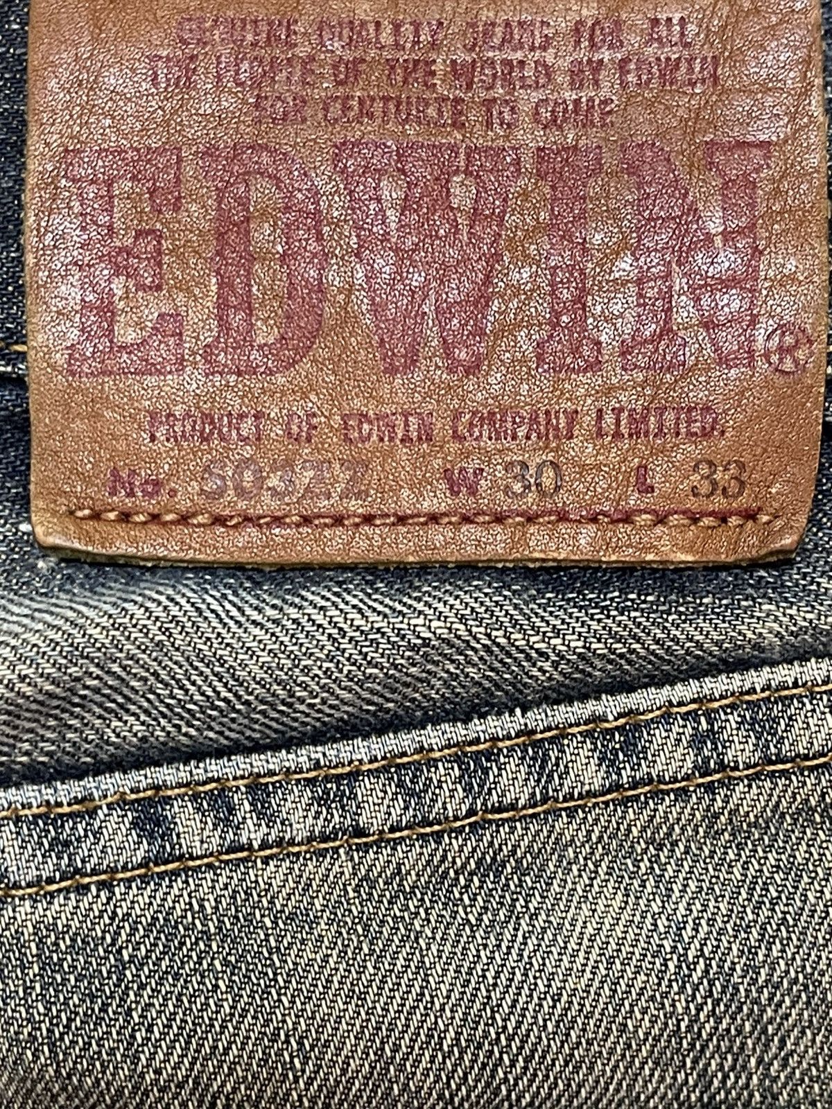 Edwin Vintage Edwin 503z Mud Wash Faded Style Whiskers Loose Jeans Size US 30 / EU 46 - 11 Thumbnail