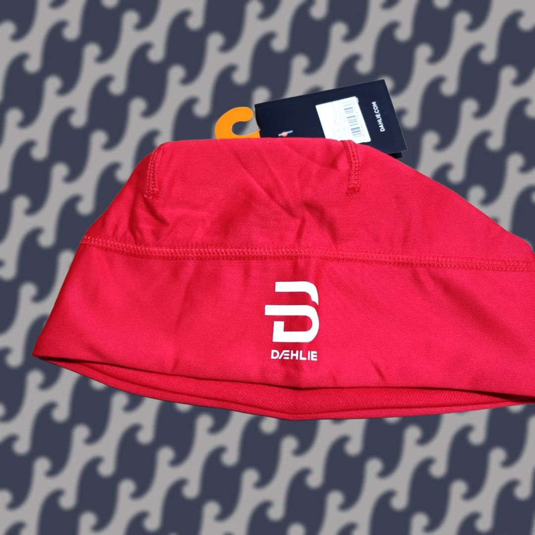 Vintage Bjorn Daehlie Red Hat Ski Cap Winter Cross Country Biathlon Thermal Polyknit Beanie Unisex Adults Size ONE SIZE - 1 Thumbnail
