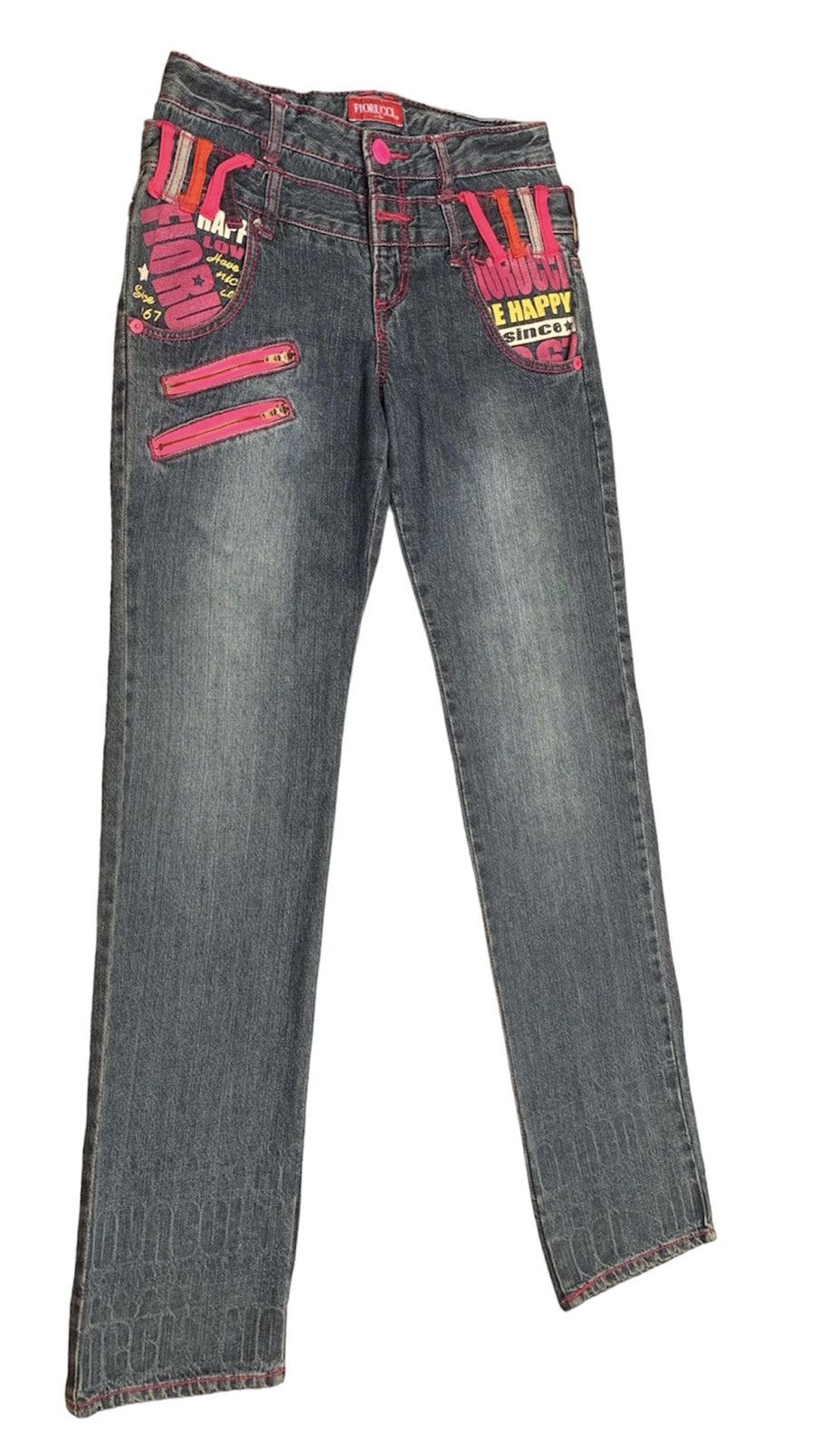 Fiorucci Rare.. Fiorucci Double Waist ZipperJean Pants Size US 28 / EU 44 - 2 Thumbnail