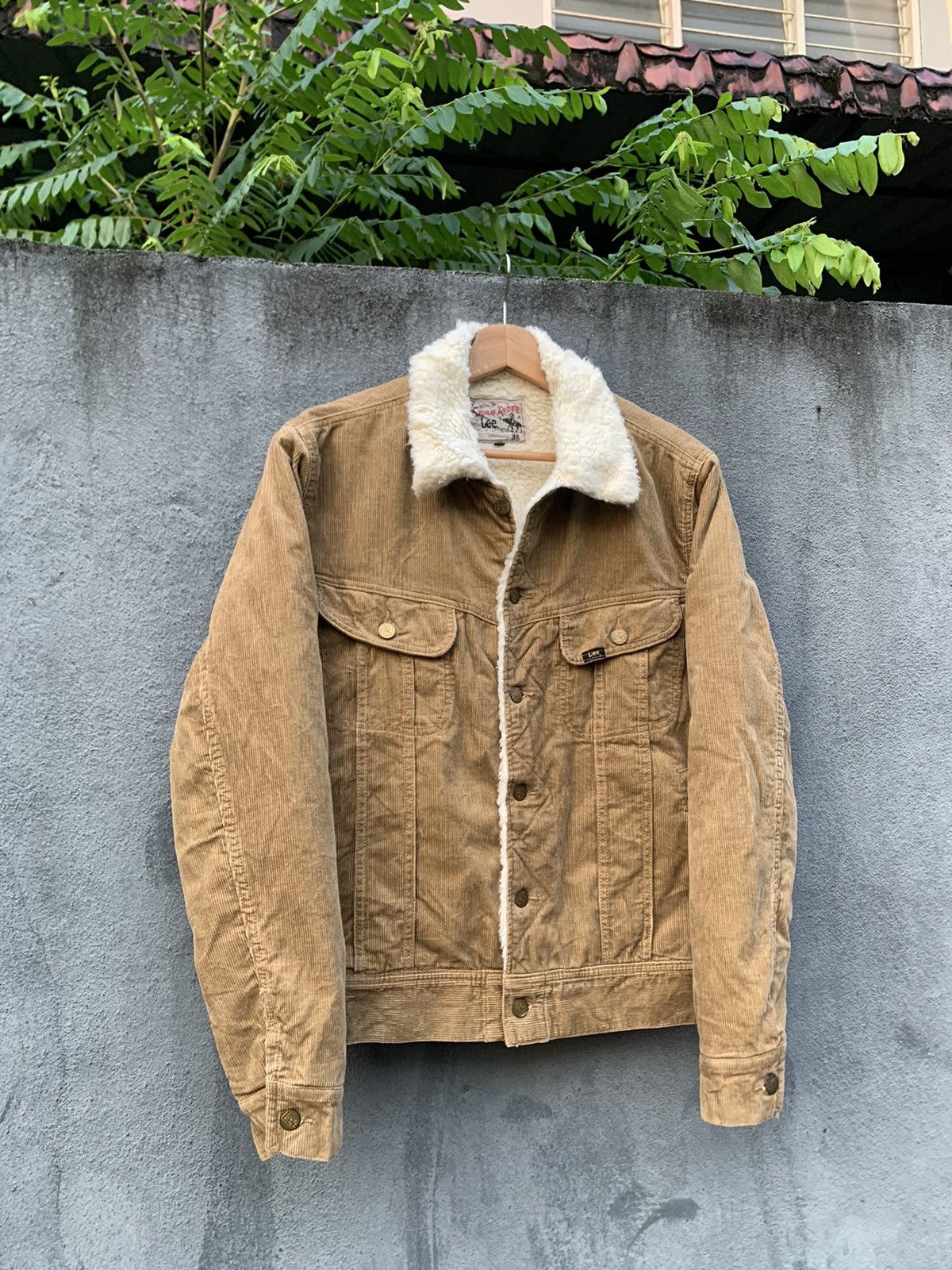 Lee 👹Vintage LEE STORM RIDER CORDUROY BROWN TRUCKER JACKET Size US M / EU 48-50 / 2 - 3 Thumbnail