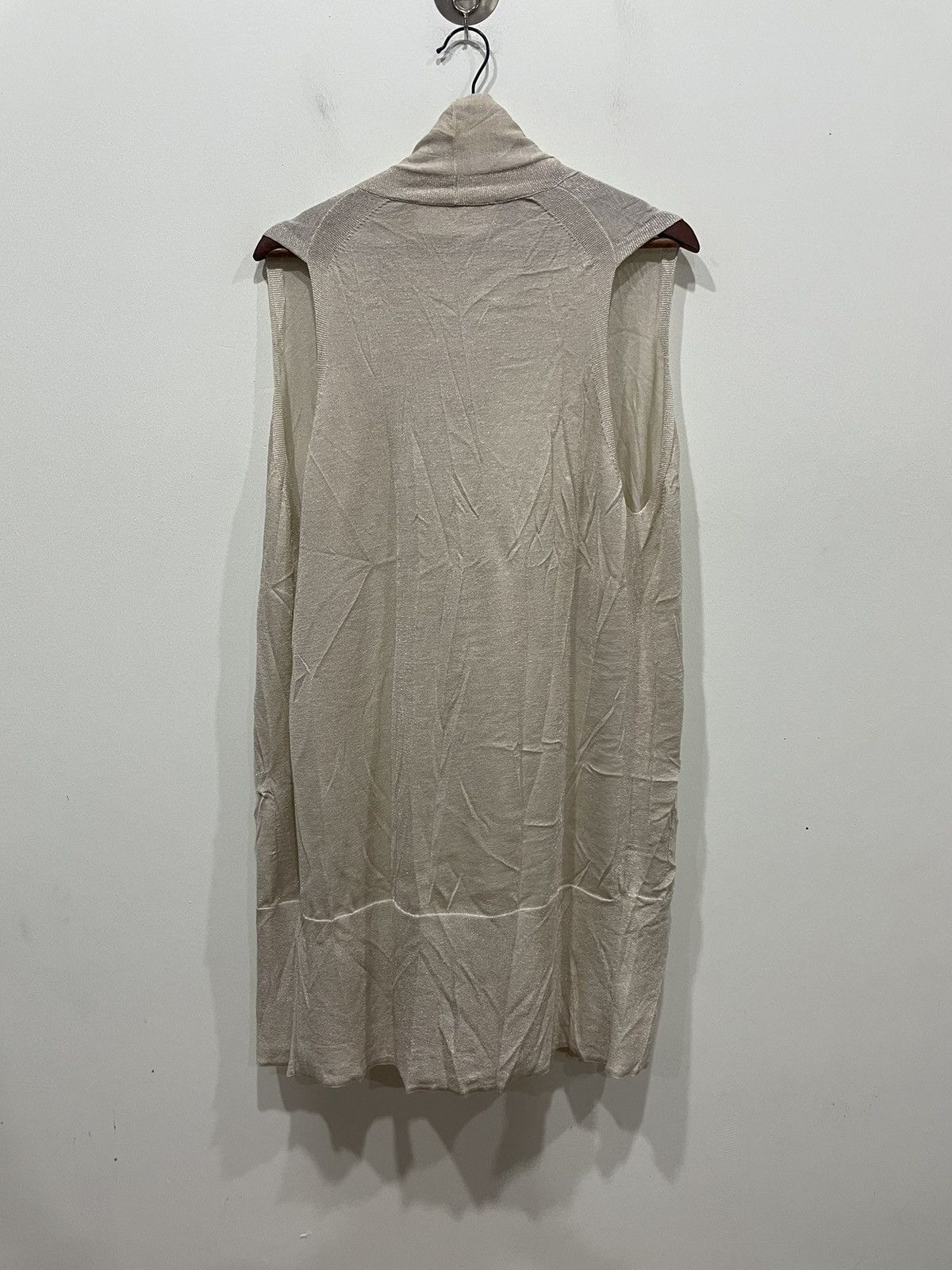 Japanese Brand Plain People Non Sleeves Cardigan Size ONE SIZE - 2 Thumbnail