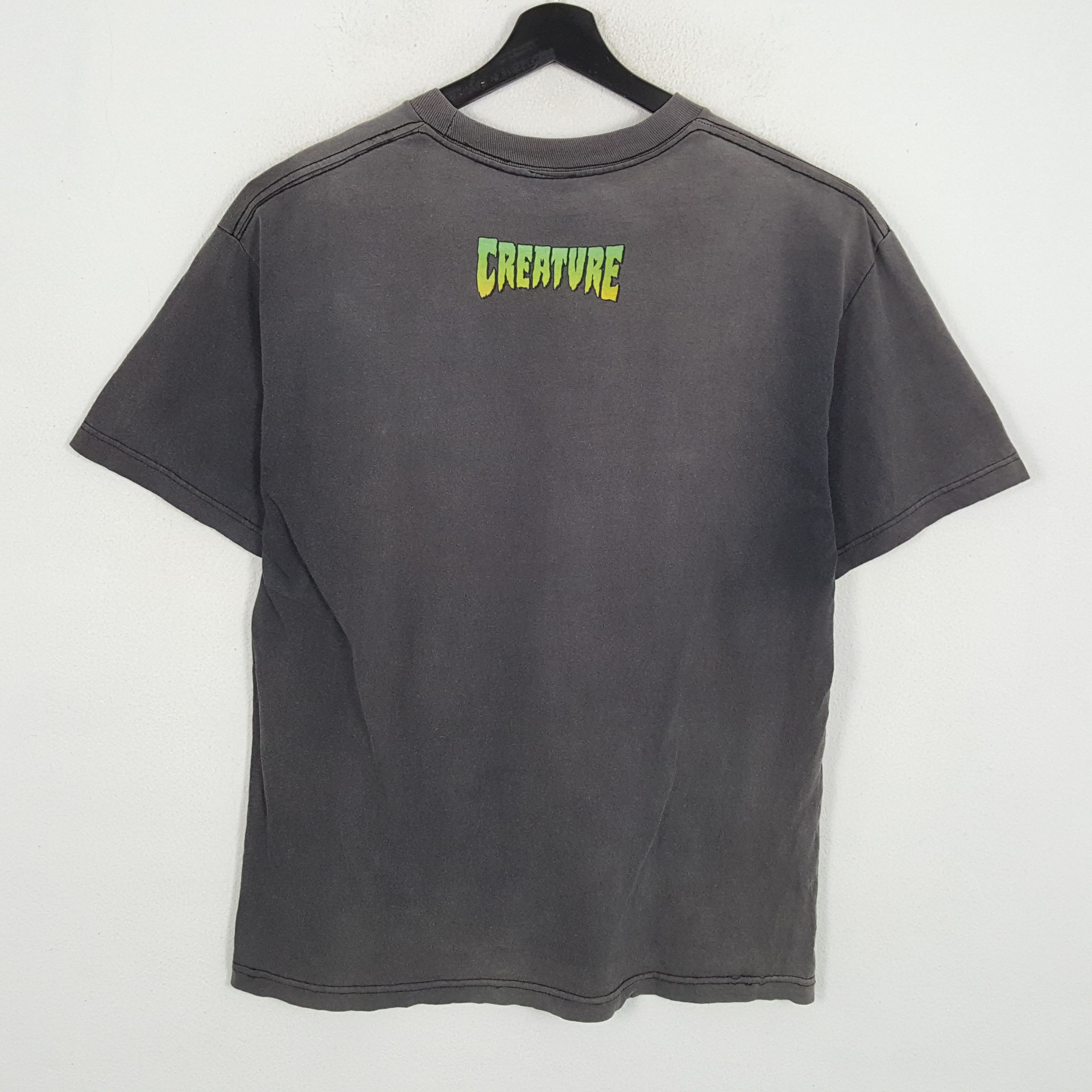 Vintage CREATURE Streetwear Rock Style Tshirt Size US L / EU 52-54 / 3 - 3 Thumbnail