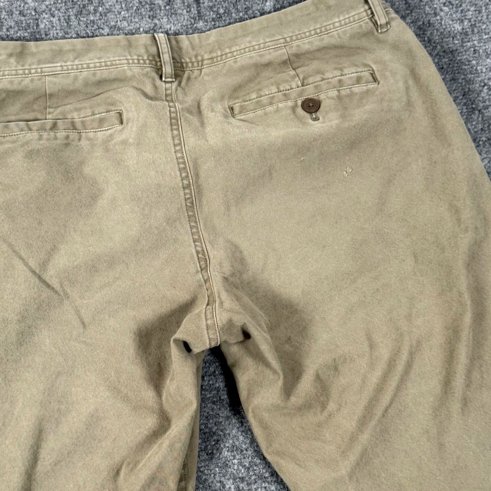 Bonobos Bonobos Green Chino Pants Straight Leg Pants 32x32 Mens Size 32 Inseam 32 Regular Front Button Zip Casual Workwear Beige Green Size US 32 / EU 48 - 3 Thumbnail