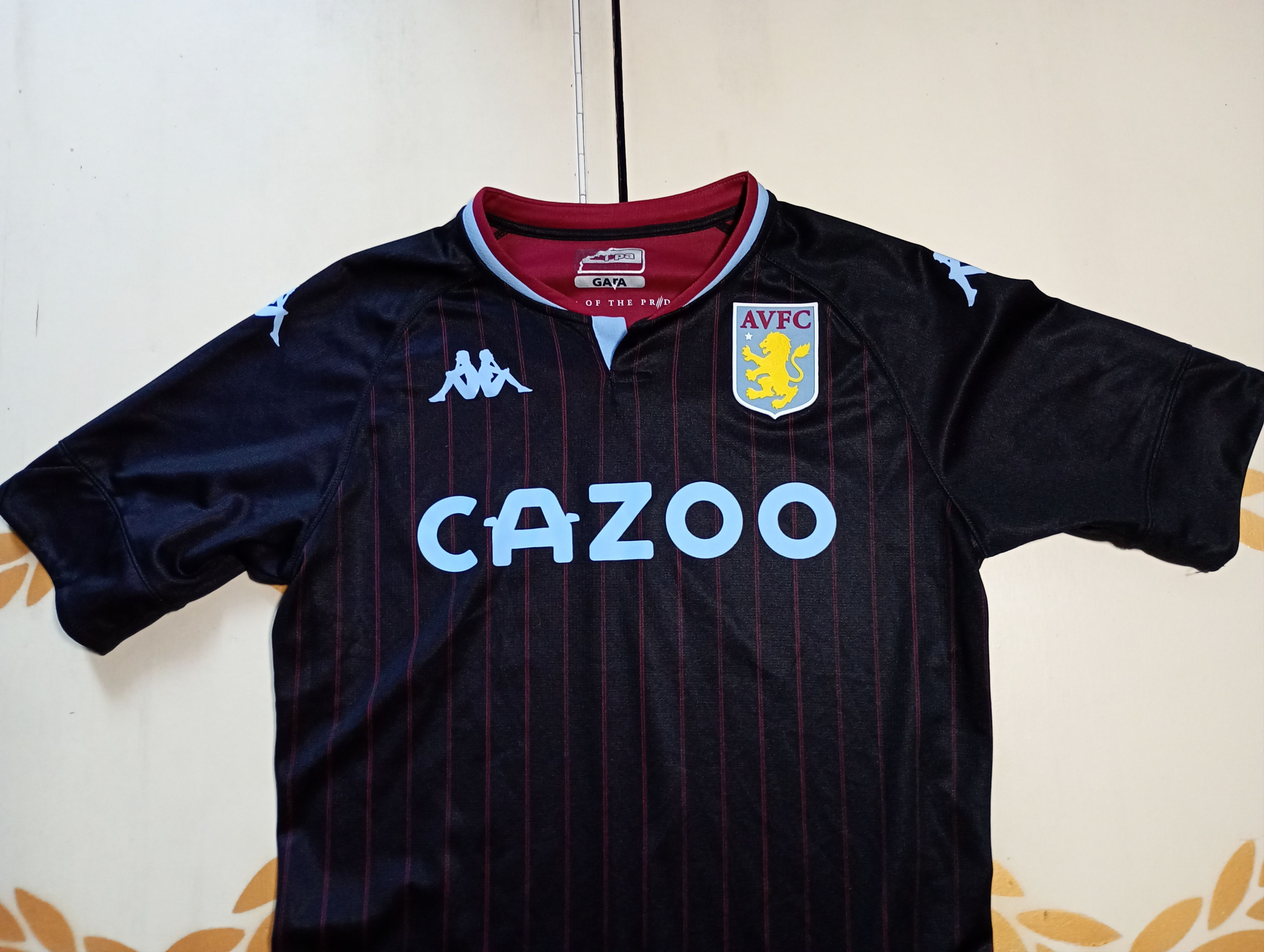 Kappa Kappa Aston Villa FC Away Jersey 2020-2021 Size US M / EU 48-50 / 2 - 5 Thumbnail