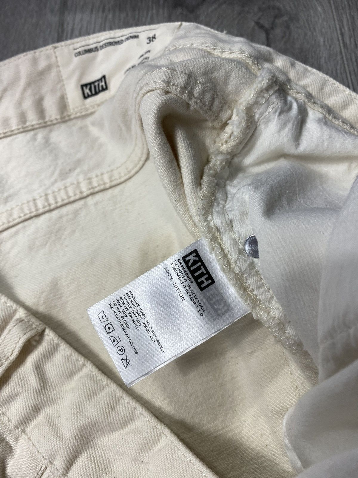 Kith RRP $175 New Kith Columbus Denim Distressed Shorts Size US 38 / EU 54 - 8 Thumbnail