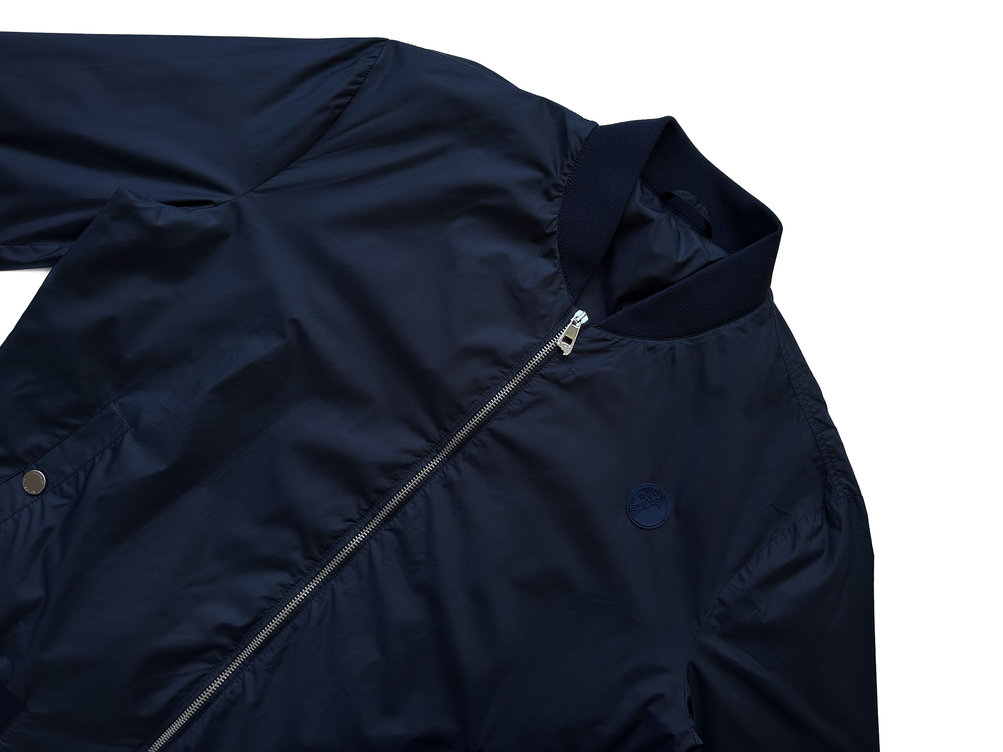Versace Versace Collection Navy nylon bomber jacket Size US L / EU 52-54 / 3 - 4 Thumbnail