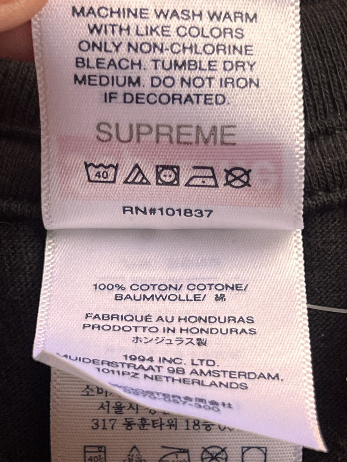 Supreme XL - Supreme Naughty Tee black santa tshirt Dwarfs holiday Size US XL / EU 56 / 4 - 21 Thumbnail