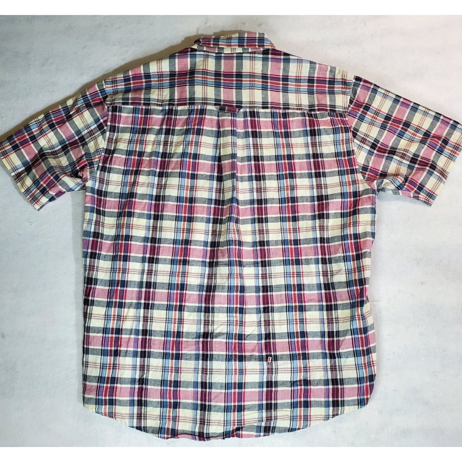 Pendleton Pendleton Oceanside Mens Shirt Large Plaid Short Sleeve Pocket Button-Up Size US XL / EU 56 / 4 - 4 Thumbnail