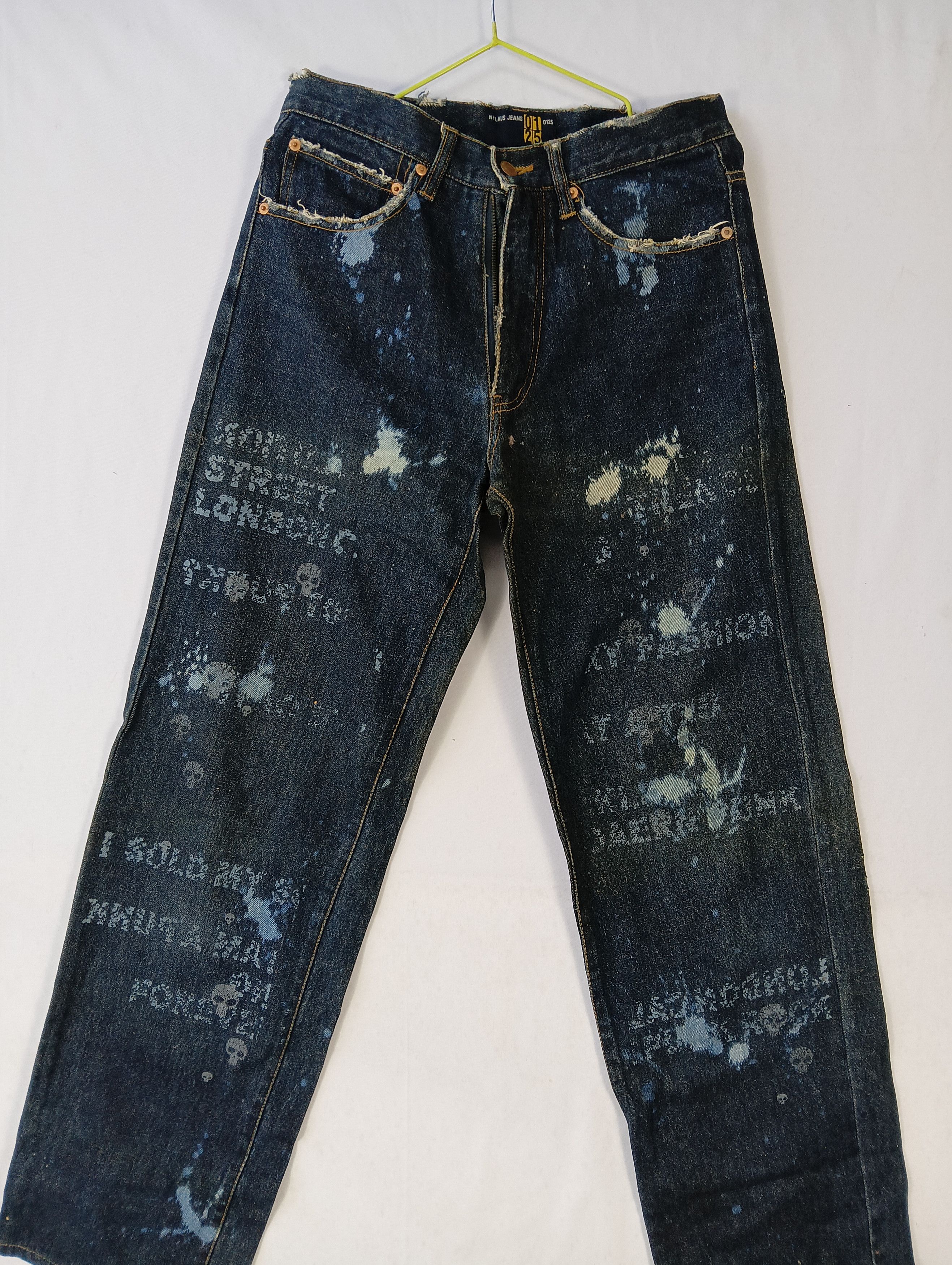 Other vintage NYLAUS 0125 JEANS distressed size 31 Size US 31 - 2 Thumbnail