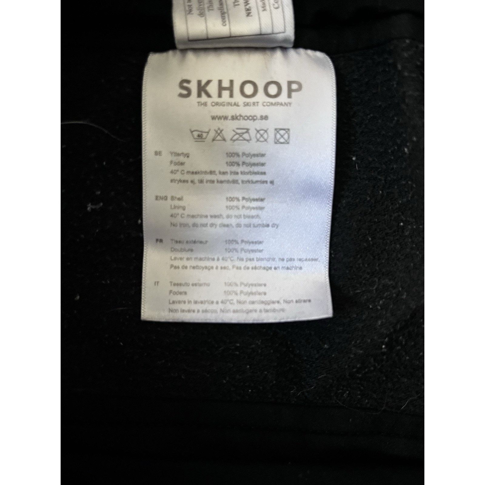 Other SKHOOP Black Zip Skirt Insulated Gore Windstopper Medium Size 28" / US 6 / IT 42 - 5 Thumbnail