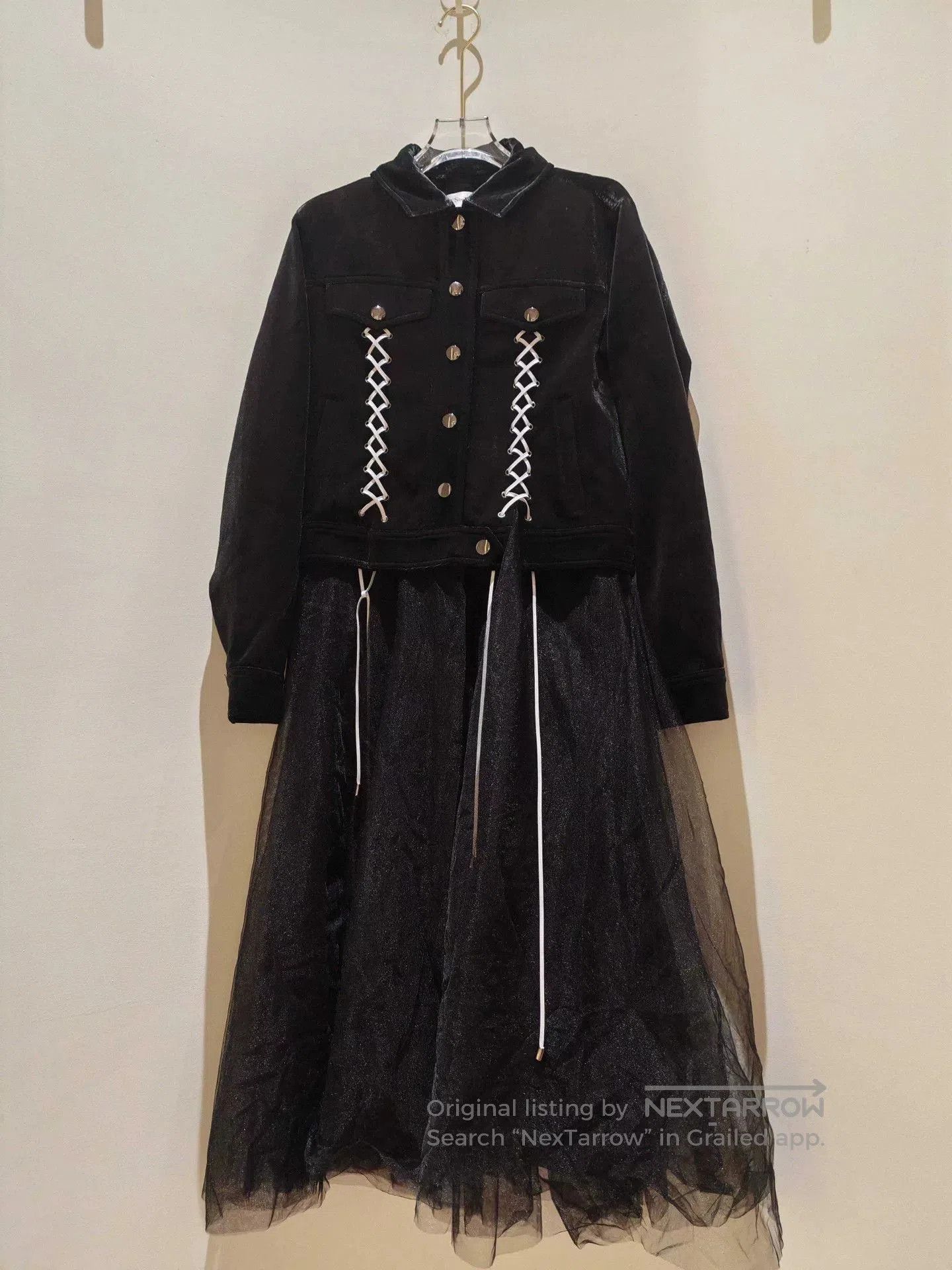 Other YESbyYESIR Long Velvet Coat. Size 28" / US 6 / IT 42 - 1 Thumbnail