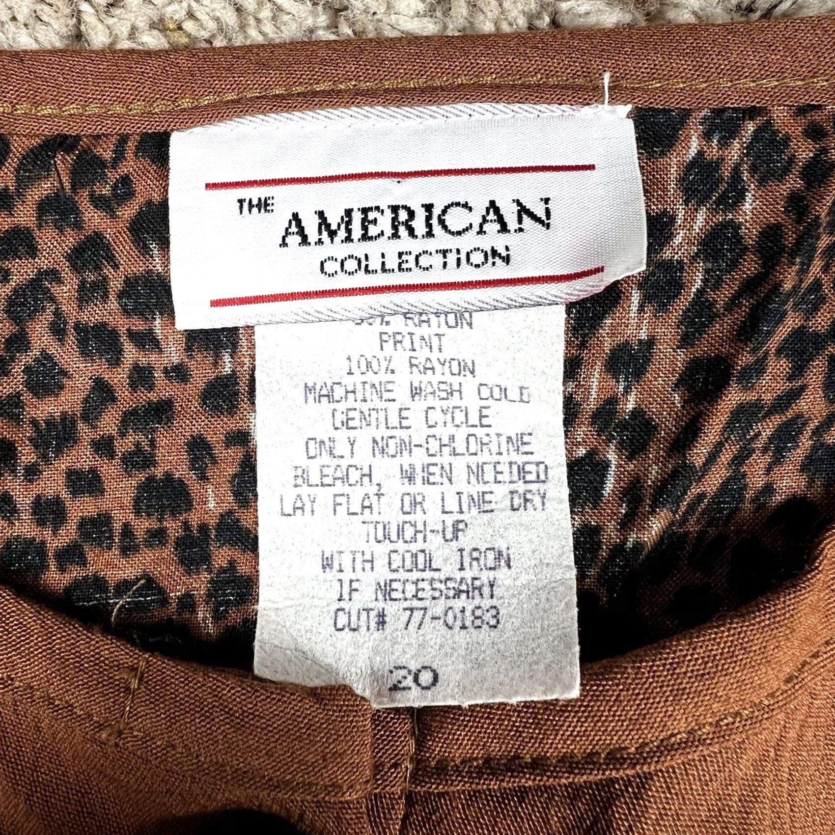 Vintage VINTAGE The American Collection Geometric Pattern Light Weight Pullover Women's Large Brown 90s 80s 90s Party Size L / US 10 / IT 46 - 2 Thumbnail