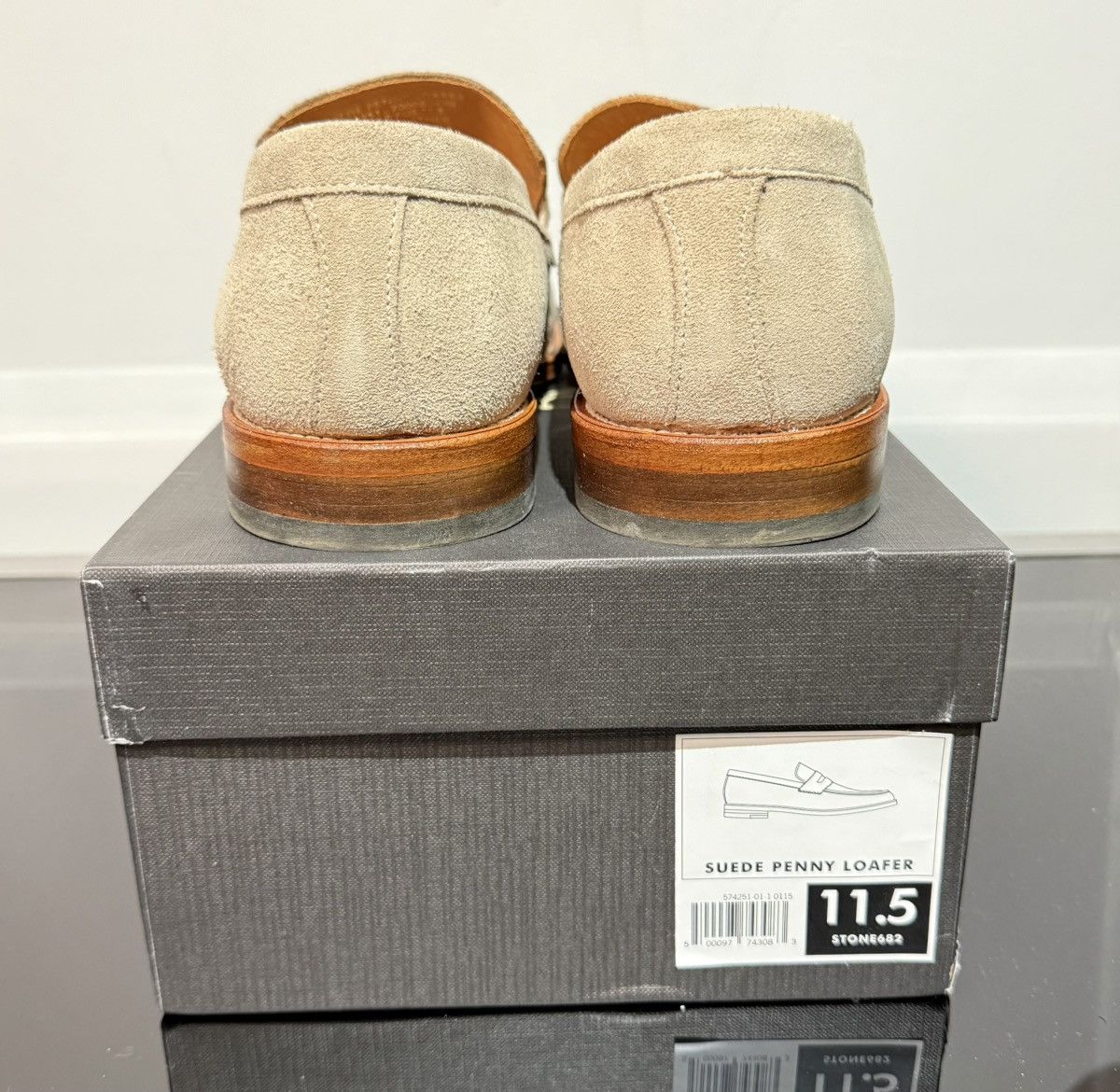 Banana Republic Banana Republic | Suede Penny Loafer Size US 11.5 / EU 44-45 - 2 Thumbnail