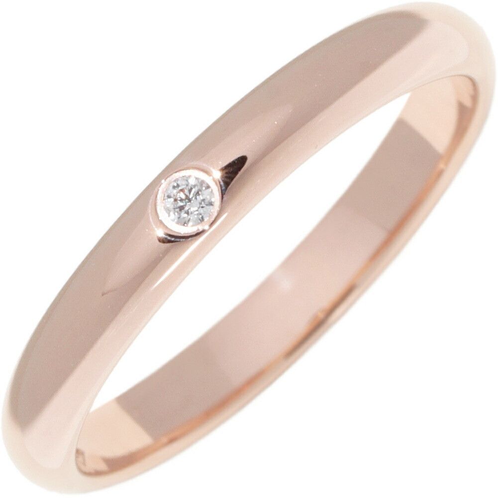 Cartier Cartier Cartier 1895 Wedding Ring Au750 Diamond Ring Size 48 Precious Metal Ring B40882 DUTY FREE for USA Size ONE SIZE - 1 Thumbnail