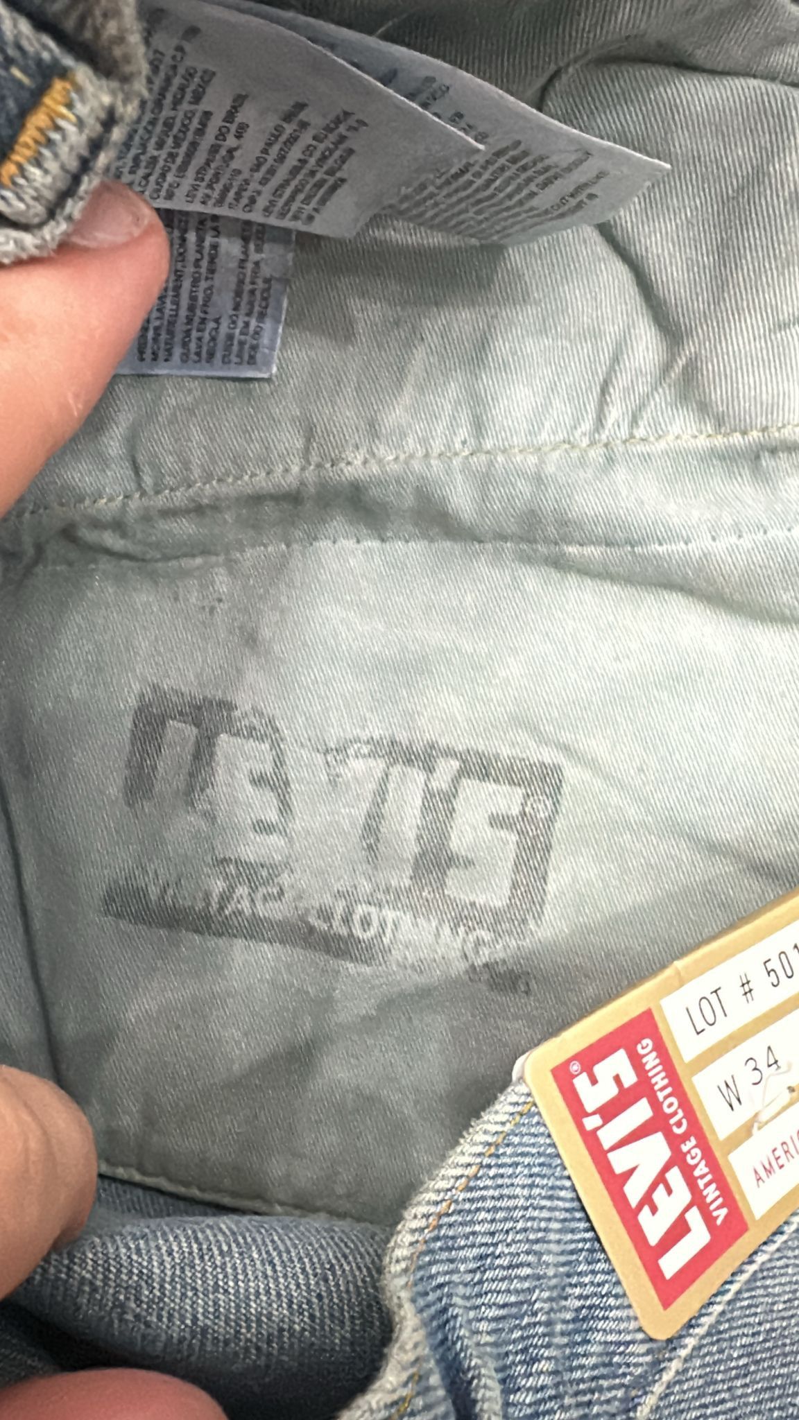 Levi's Vintage Clothing LVC Levi's Vintage Clothing 1955 501XX BigE Selvedge Jeans Size US 34 / EU 50 - 6 Thumbnail