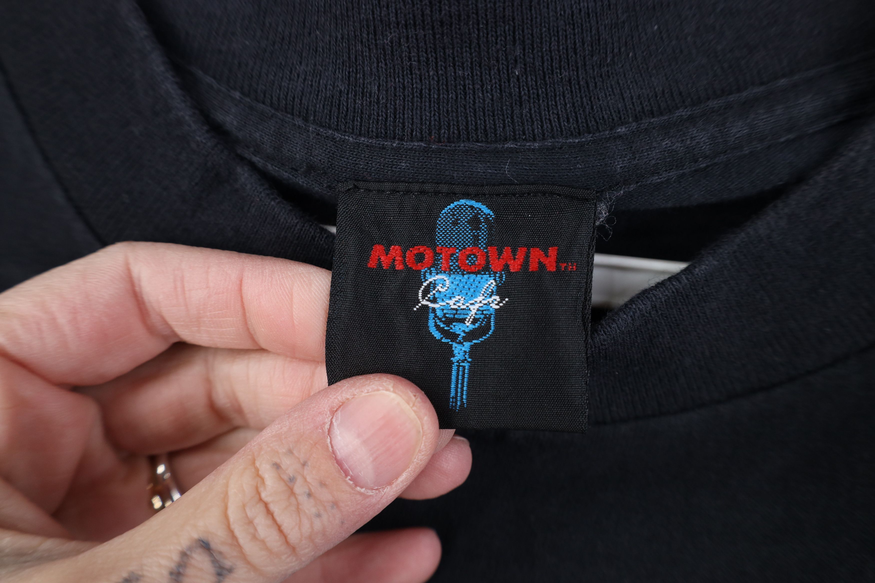 Vintage Vintage 90s Motown Cafe Las Vegas Detroit T-Shirt Black USA Size US XL / EU 56 / 4 - 10 Thumbnail