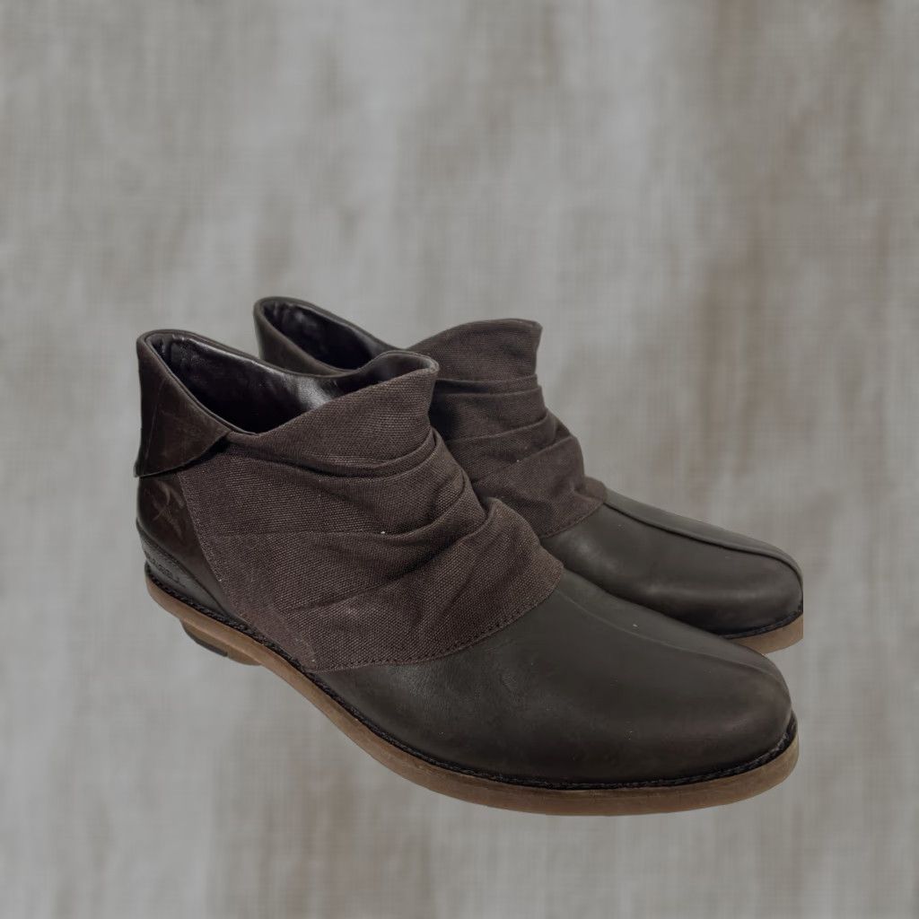 Merrell Merrell Adaline Bluff Bracken Ankle Boots Women Brown Leather 10 Boots Outdoor Casual Workwear Flat Heel Pull On 10 Size US 10 / IT 40 - 1 Thumbnail