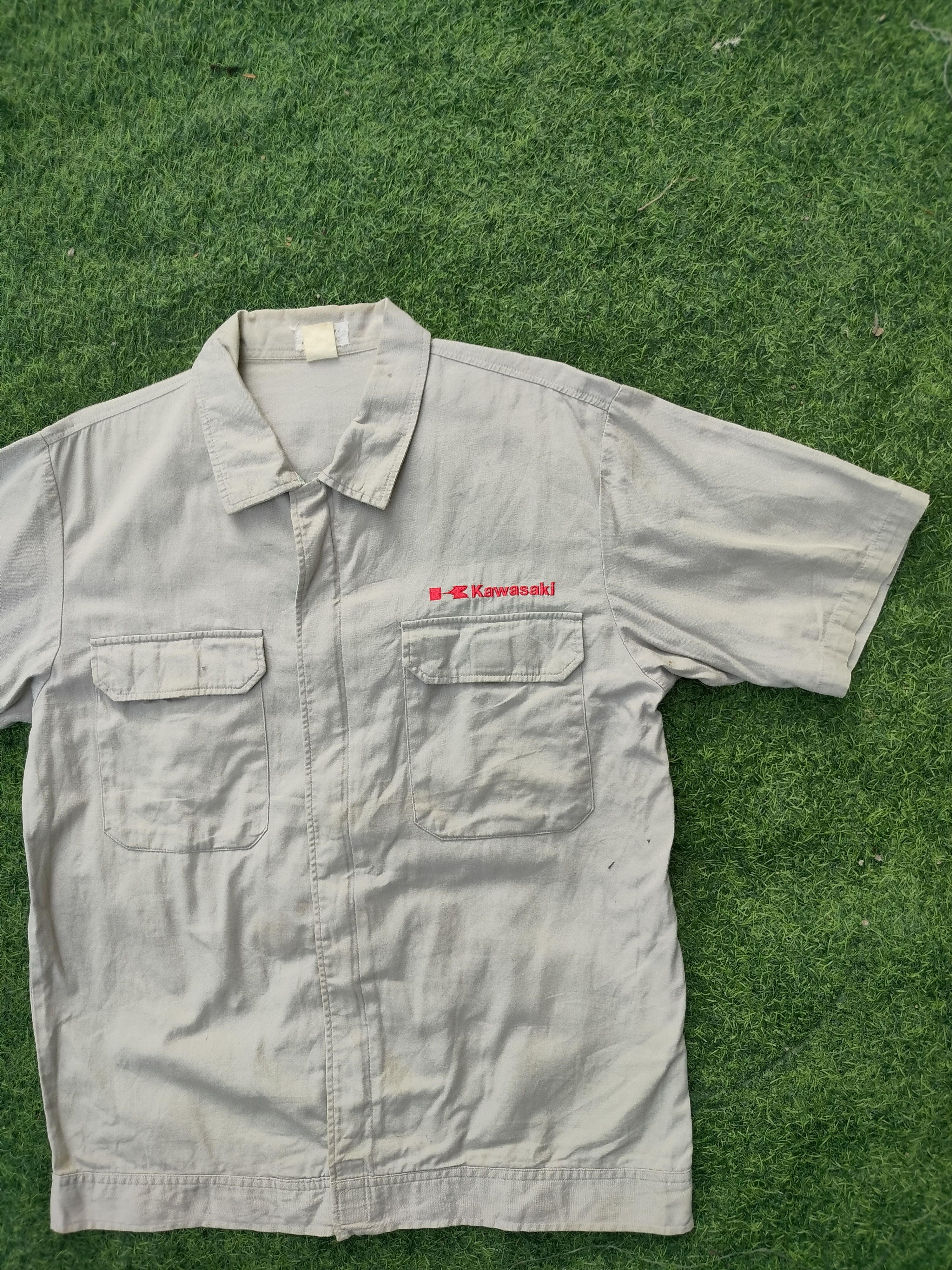 Japanese Brand KAWASAKI WORK SHIRT Size US L / EU 52-54 / 3 - 2 Thumbnail