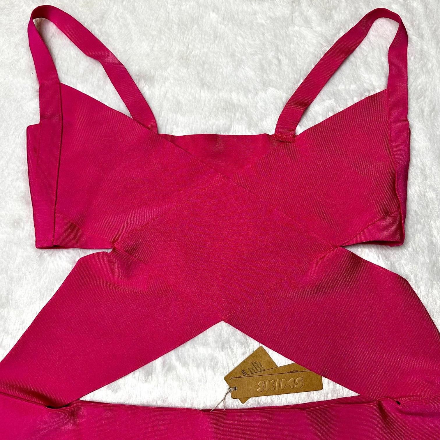 NWT Skims Knit Swim Monokini in Magenta Women’s 3X
