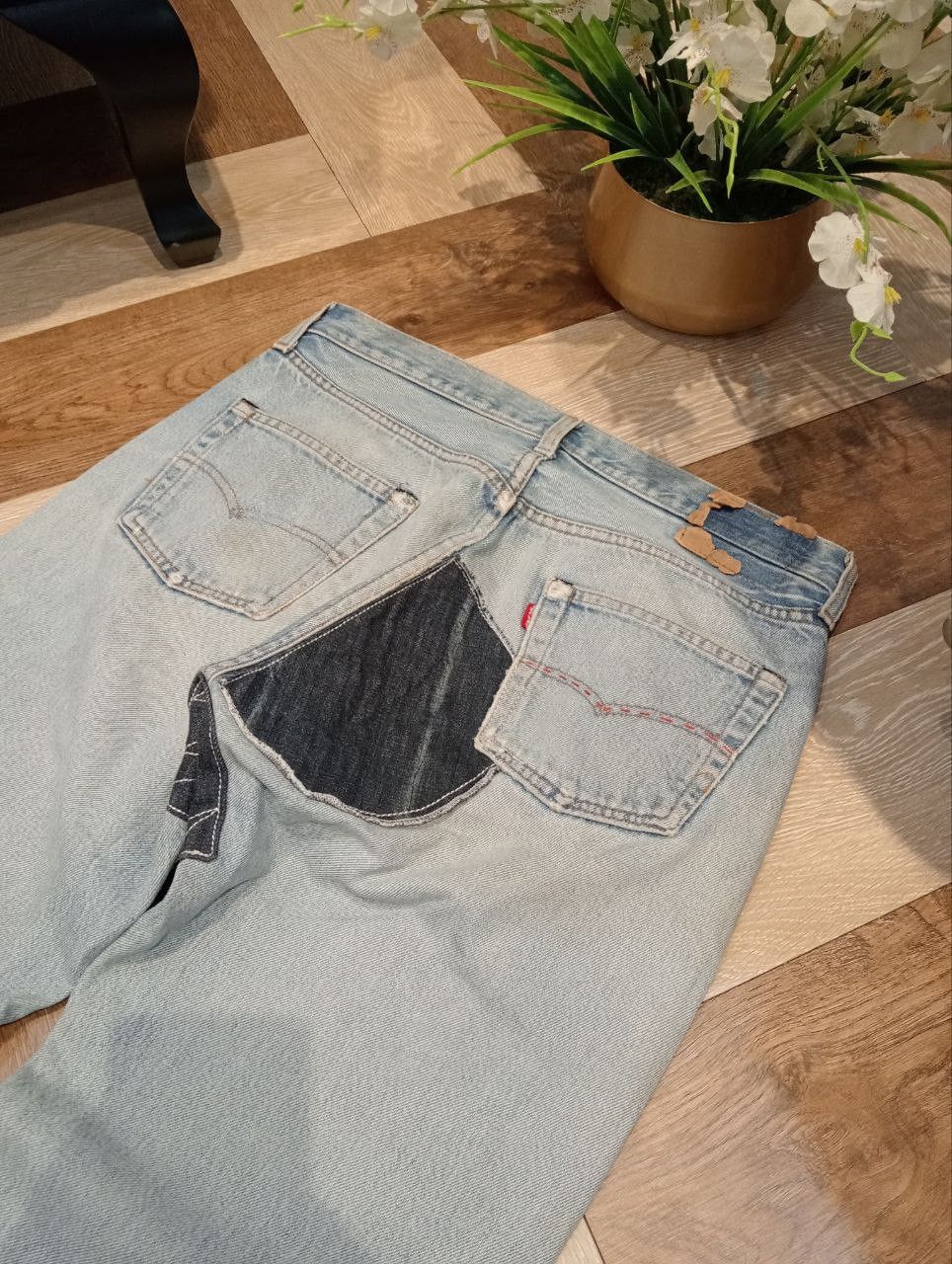 Levi's Vintage Clothing RARE LEVI'S VINTAGE 501 SELVEDGE CUSTOM BLUE DENIM JEANS Size US 34 / EU 50 - 16 Thumbnail