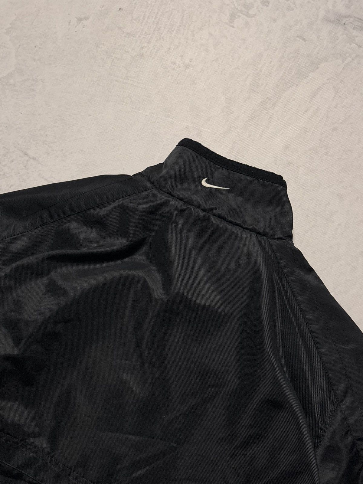 Nike × Vintage 90s Nike Vintage Double Sided Teddy Fleece/Nylon Jacket Y2K Size US L / EU 52-54 / 3 - 15 Thumbnail