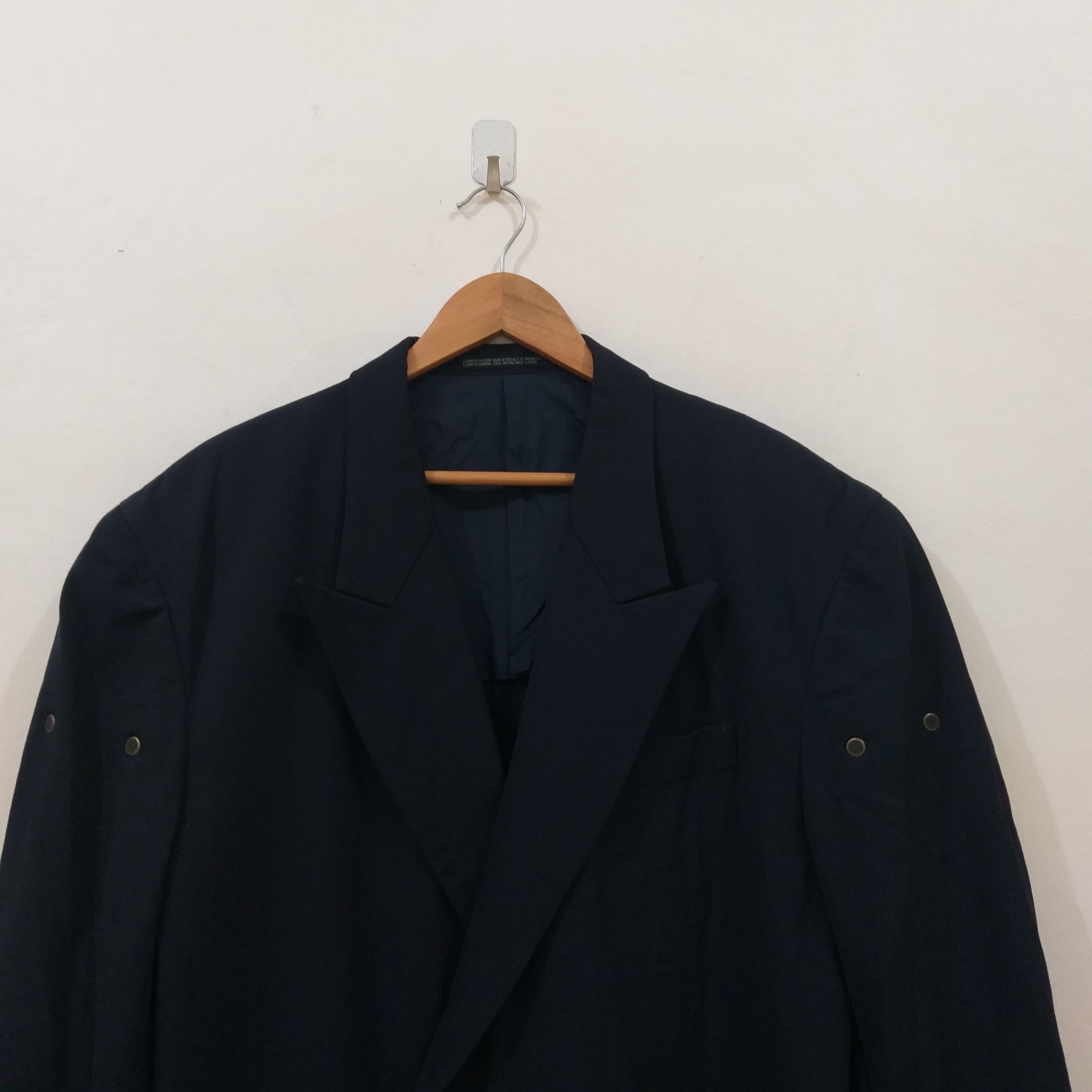 Yohji Yamamoto Yohji Yamamoto Blazer Size 40S - 3 Thumbnail